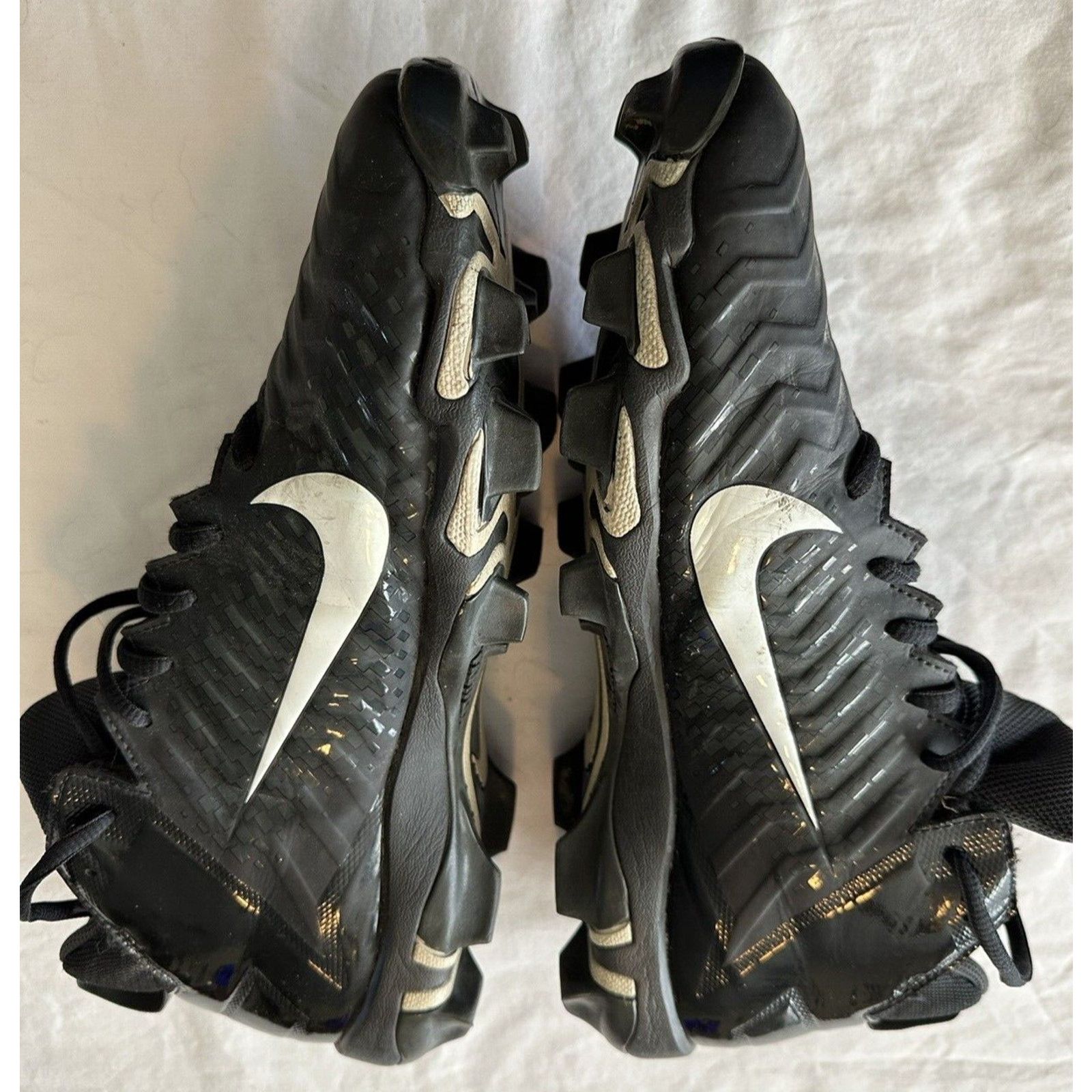 Nike Nike Alpha Fast Flex Men Sz 11.5 Black/White Football Cleats Size US 11.5 / EU 44-45 - 7 Thumbnail