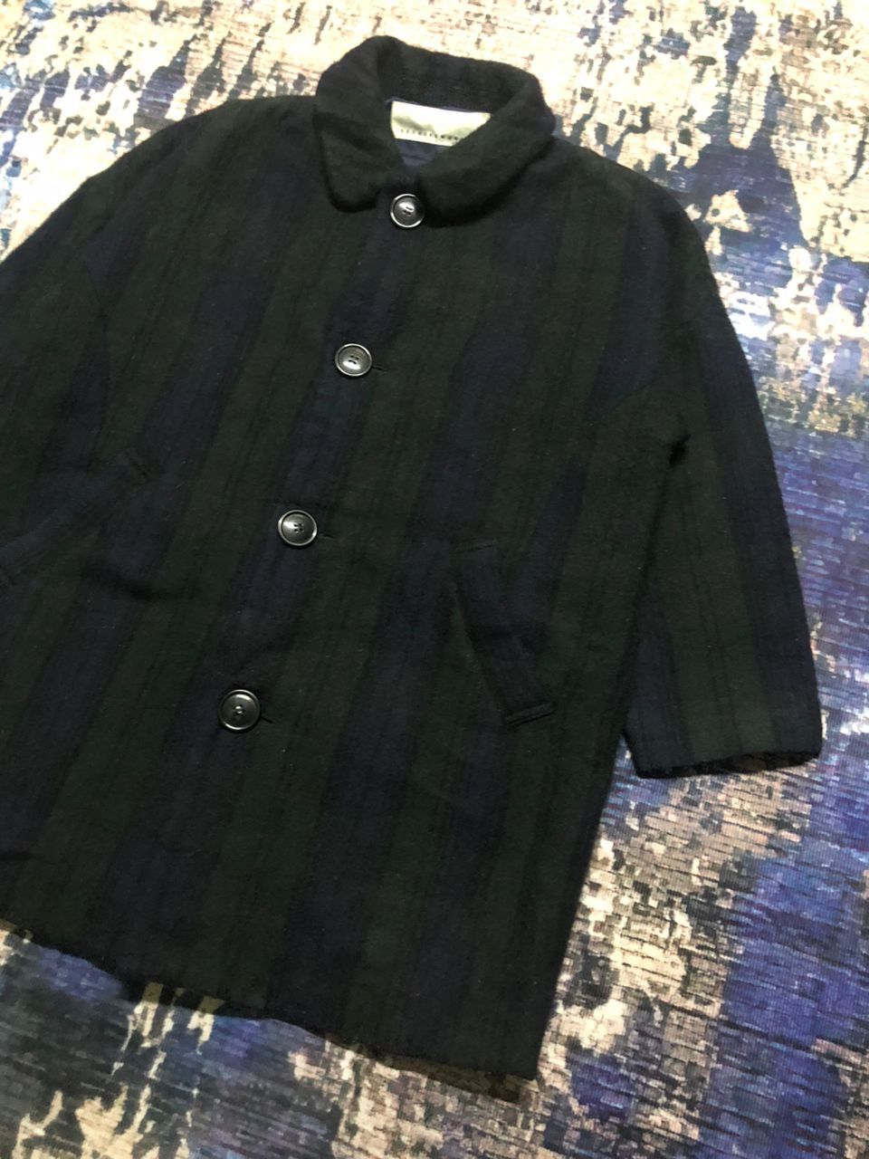 Issey Miyake Issey Miyake SunoaKuwahara Stripe Wool/Mohair Coat Jacket Size US M / EU 48-50 / 2 - 4 Thumbnail
