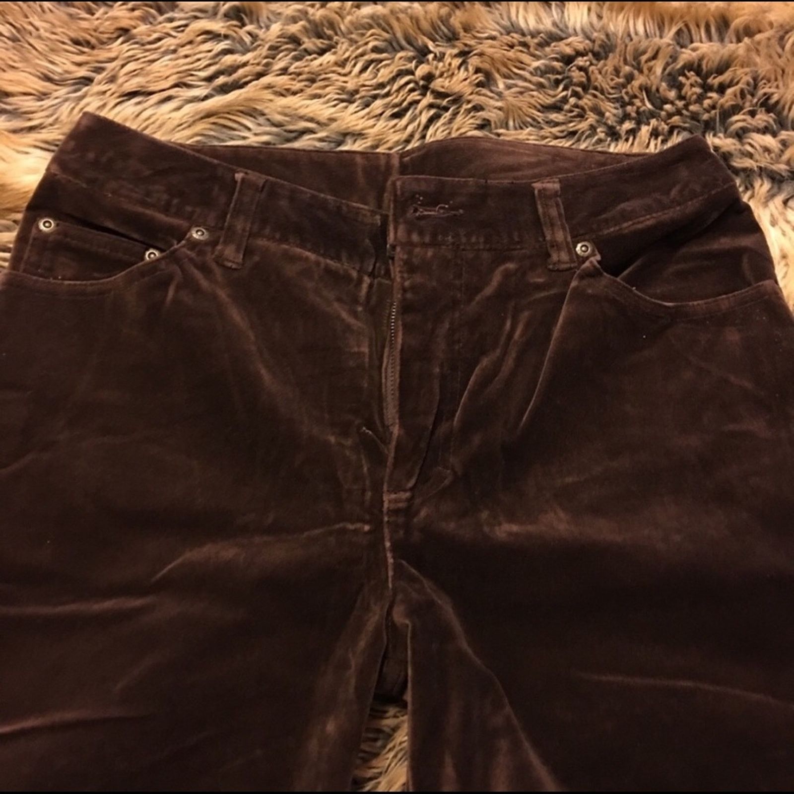 Other Jeanology stretch brown velvet jeans NWT 10 Size 32" / US 10 / IT 46 - 3 Thumbnail