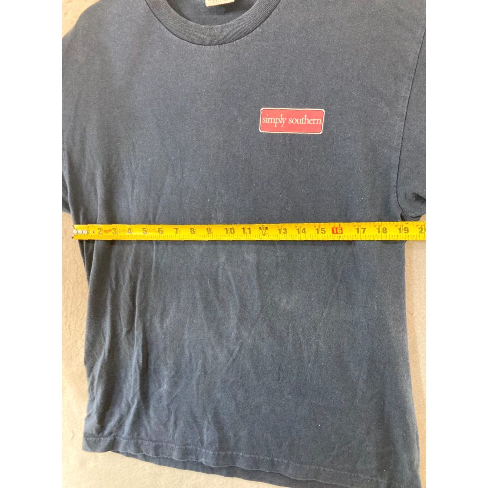 Arrow Simply Southern Women’s T-Shirt Large Blue Graphic Print "God Is My Arrow" Casual Jersey Crew Neck Mens, Womens Size L / US 10 / IT 46 - 3 Thumbnail