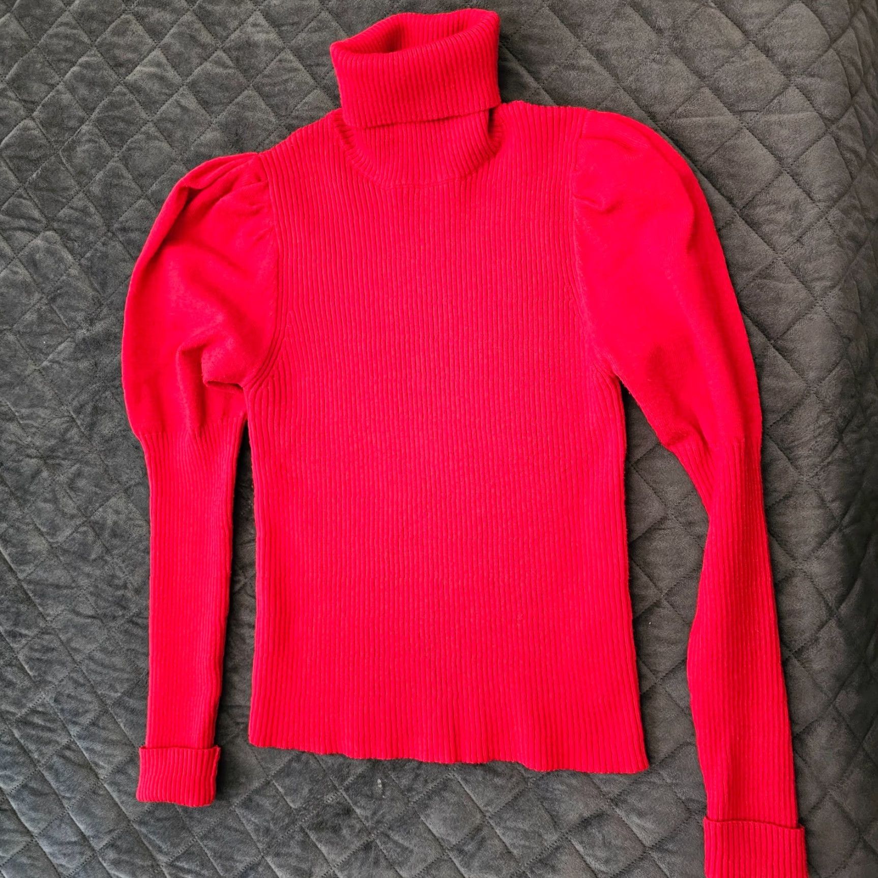 Forever 21 FOREVER 21 Turtleneck Red Long Sleeve Cotton Knit Pullover Sweater Women M Casual Size M / US 6-8 / IT 42-44 - 5 Thumbnail