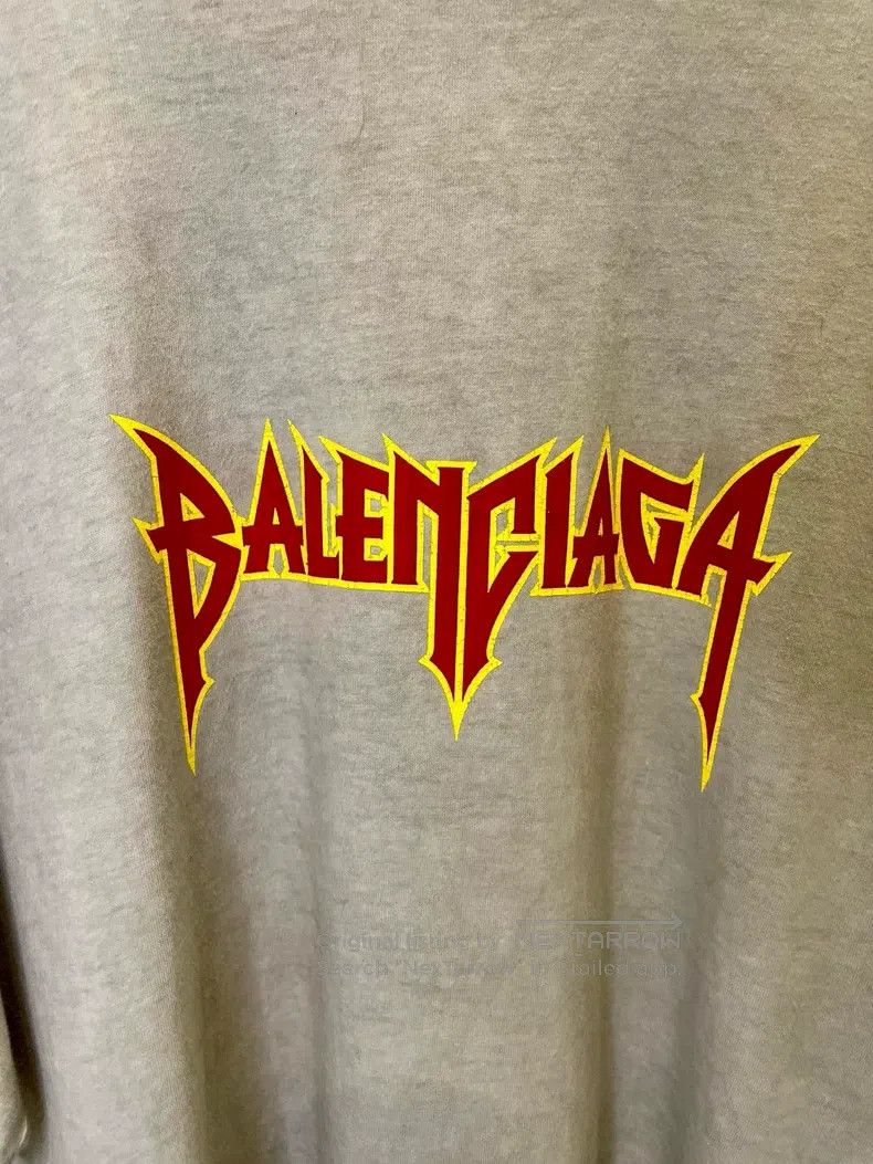 Balenciaga Balenciaga Rock Band Series Lightning Letter Pattern Round Size US L / EU 52-54 / 3 - 2 Thumbnail