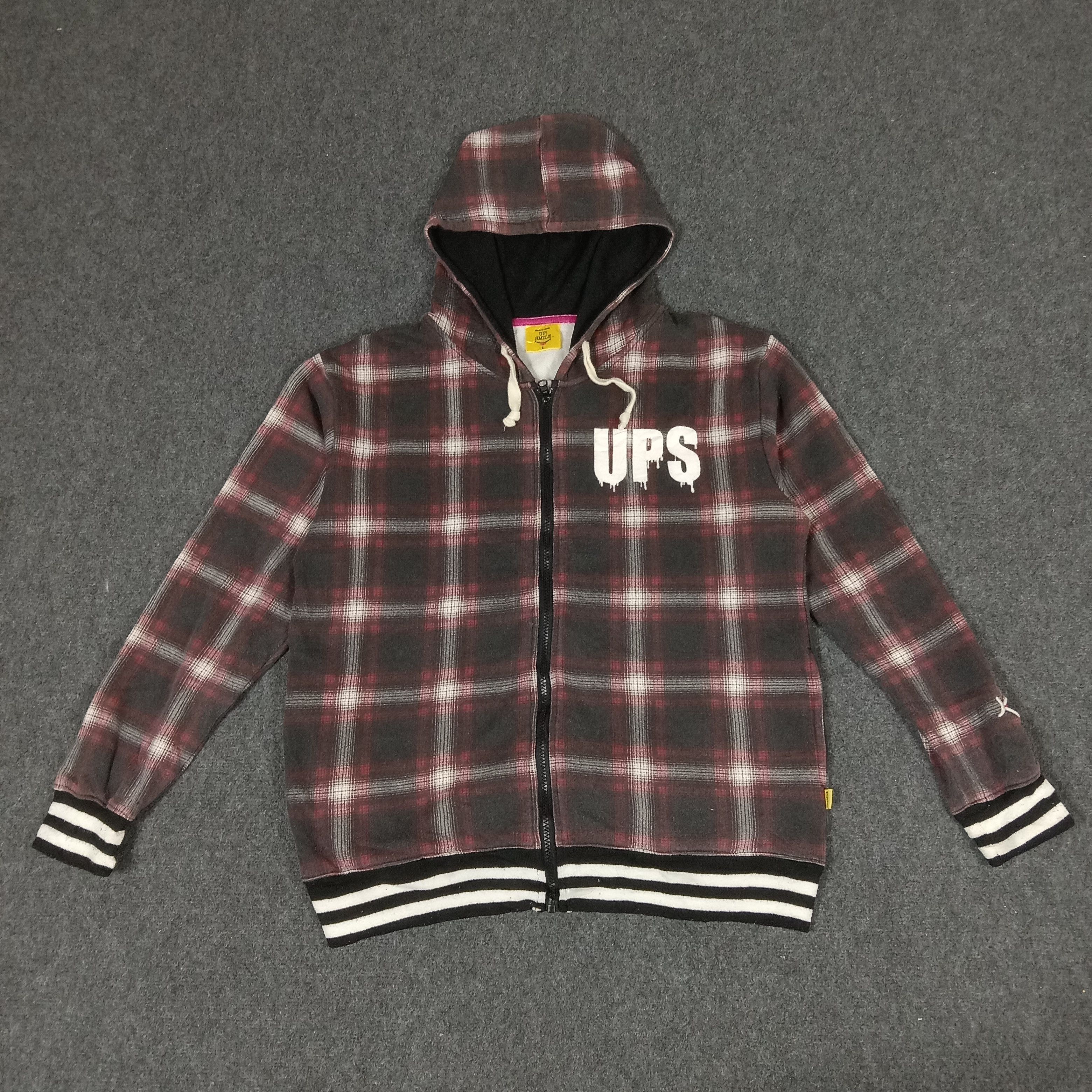 Japanese Brand × Vintage Up Smile! Japanese Style Zipper Jacket Hoodie Size US L / EU 52-54 / 3 - 1 Thumbnail