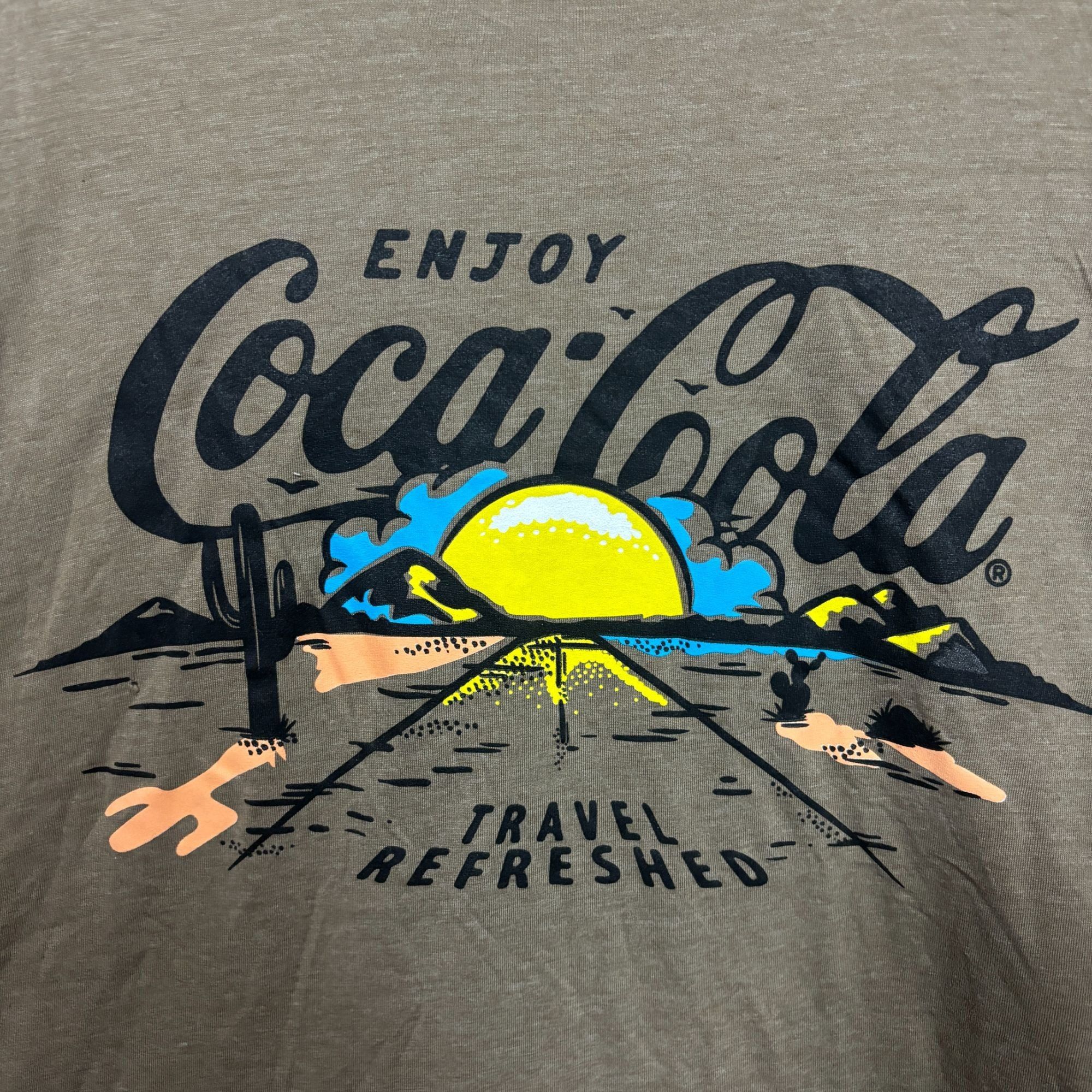 Coca Cola Coca-Cola Travel Refreshed Sunset T-shirt Size 3XLT Size US XXL / EU 58 / 5 - 2 Thumbnail