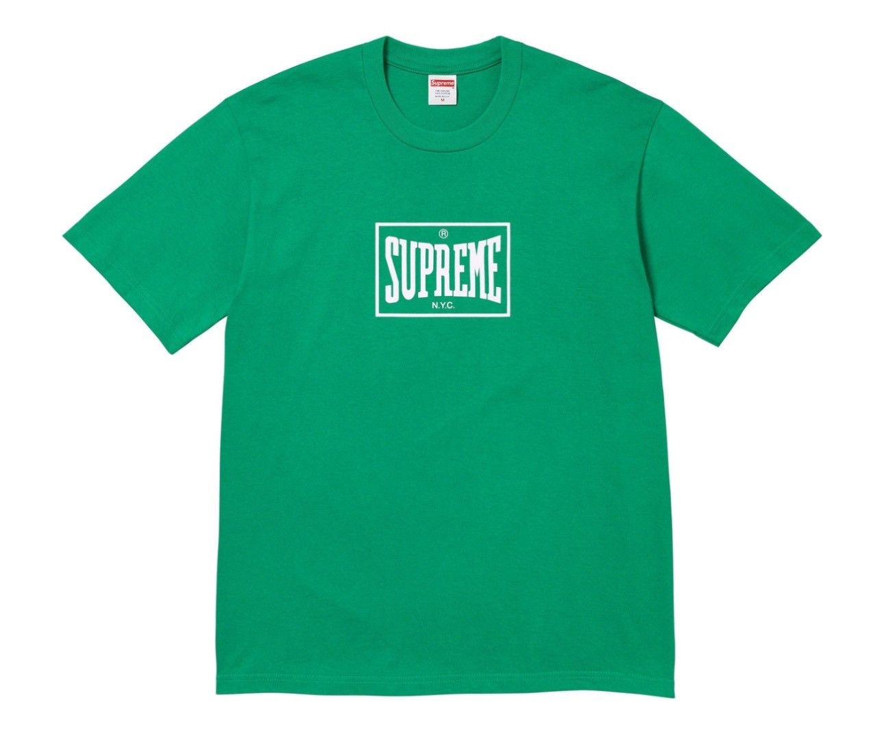 image of Supreme Warm Up Tee in Green, Men's (Size 2XL)