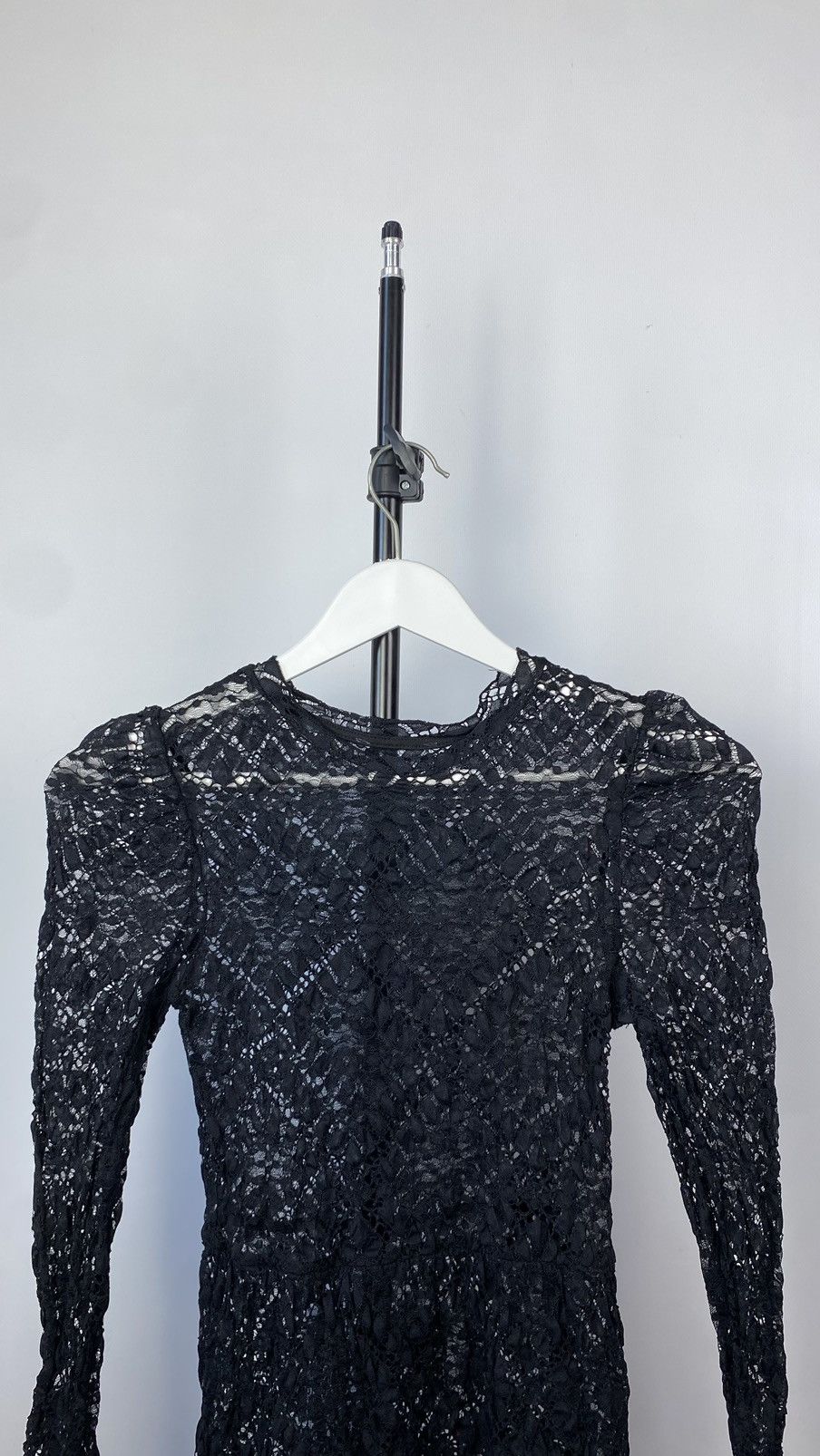 20471120 × Japanese Brand × Vintage Vintage crazy Lace Mesh Gothic Blouse Size S / US 4 / IT 40 - 4 Thumbnail