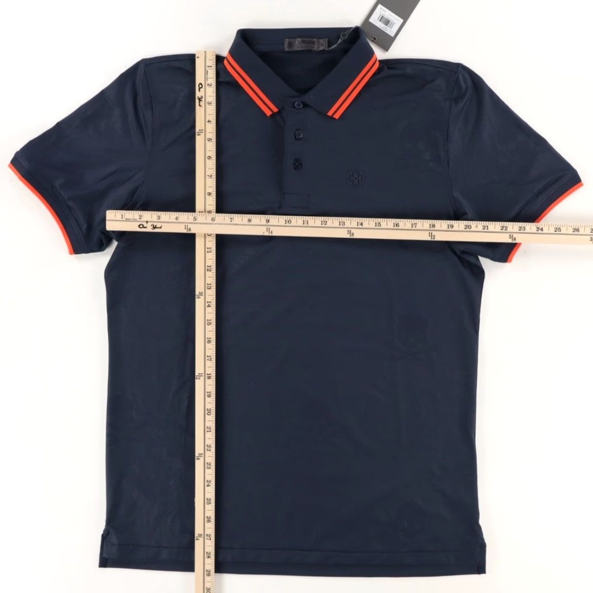 G/FORE G/Fore Skull Embossed High Stretch Polo Shirt Twilight Men's L Shirt Size US L / EU 52-54 / 3 - 3 Thumbnail