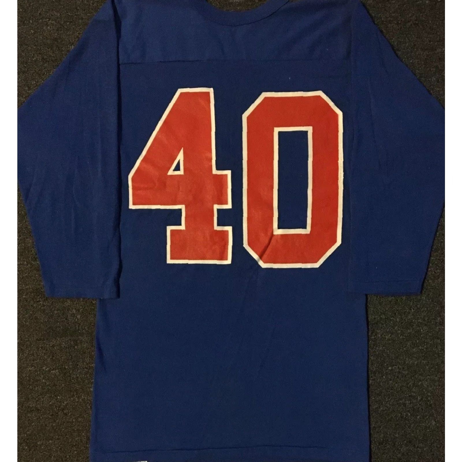 Russell Athletic Vtg 90s Russell Athletic Chorizo Squad Faded Jersey M Blue 3/4 Sleeve Crew Neck T-Shirt Men Vintage Grunge USA shirt Mens Size US M / EU 48-50 / 2 - 2 Thumbnail
