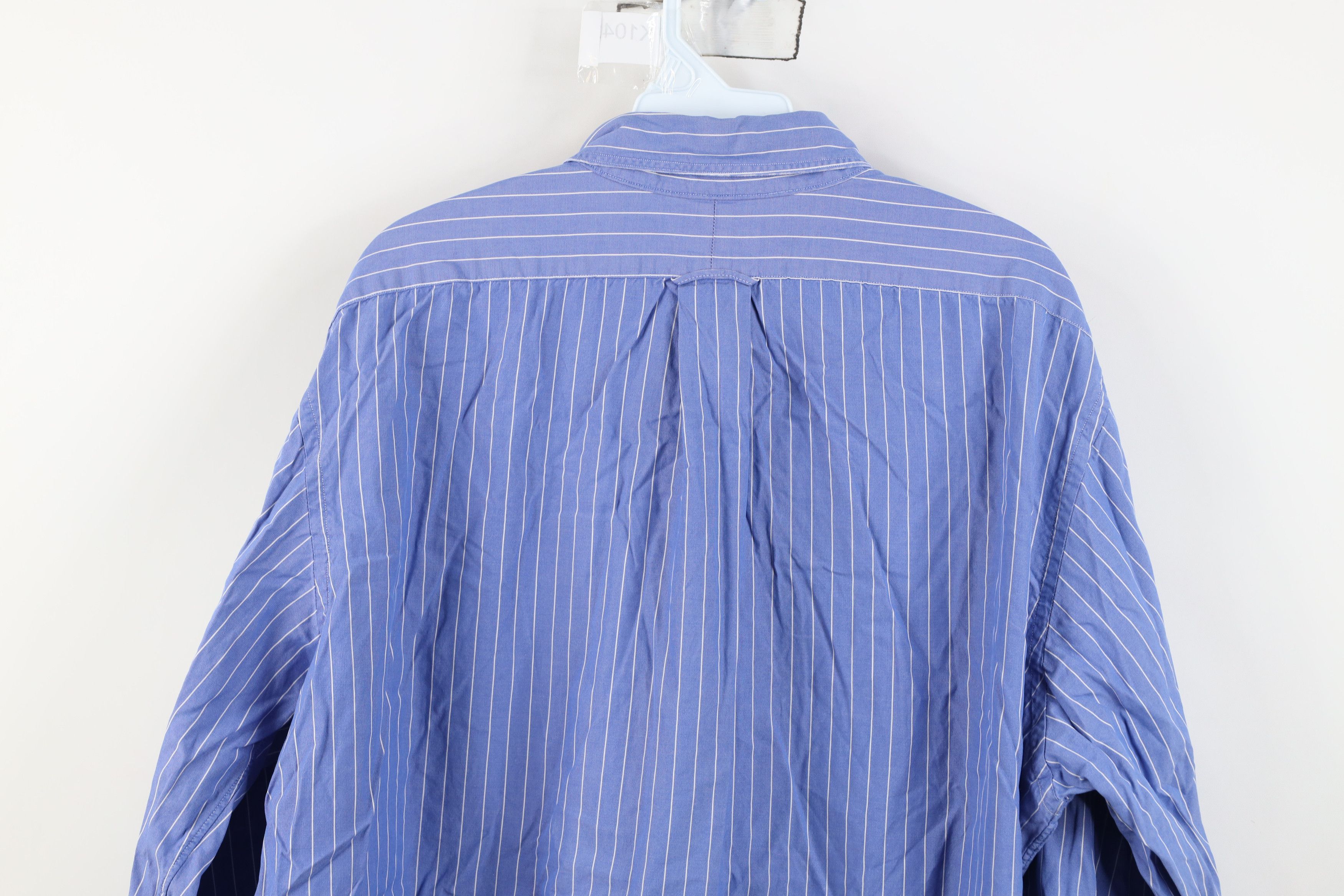 Lands' End Vintage 90s Lands End Pinpoint Oxford Button Down Shirt USA Size US L / EU 52-54 / 3 - 12 Thumbnail