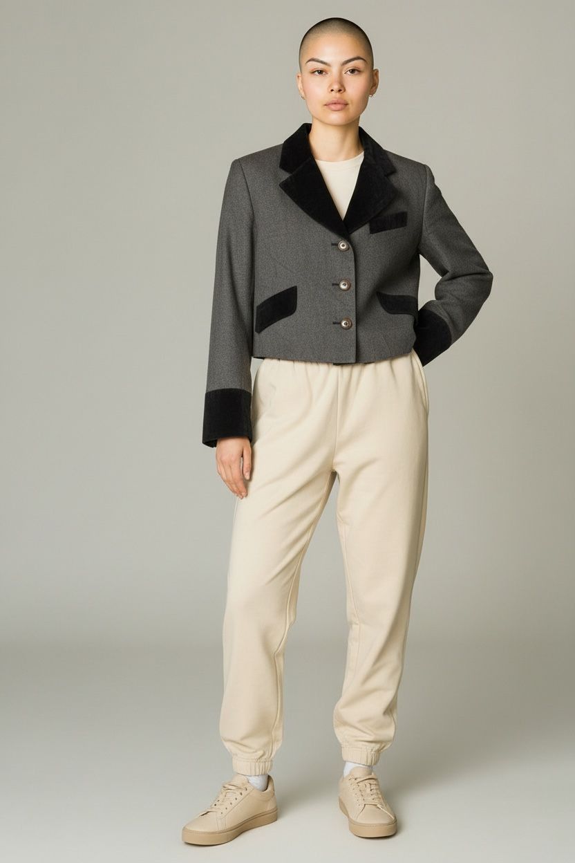 Vivienne Westwood Vivienne Westwood Red Label Cropped Velvet Trim Tailored Size US XS / EU 42 / 0 - 1 Thumbnail