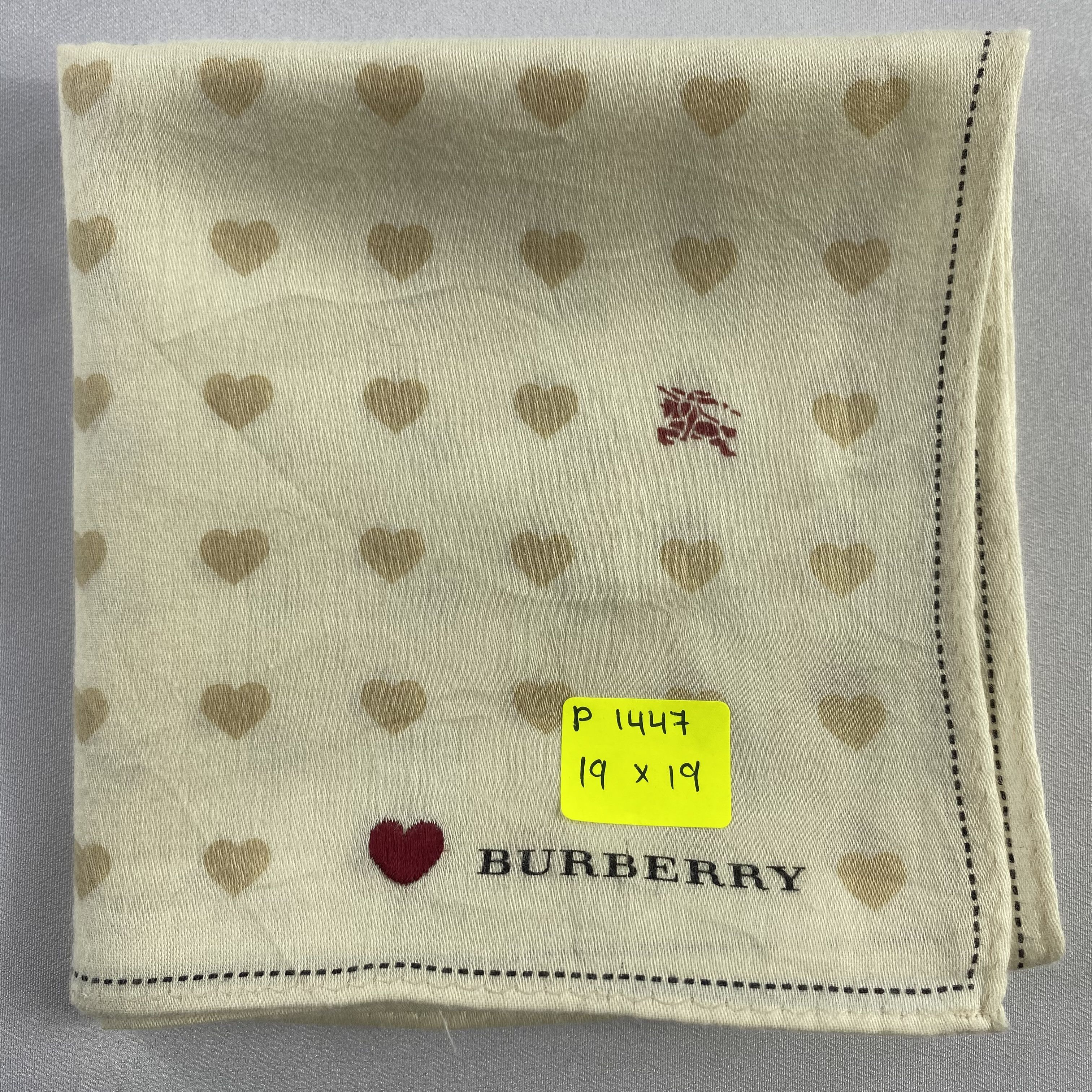 Burberry × Vintage Burberry Handkerchief / Neckerchief / Bandana-P1447 Size ONE SIZE - 5 Thumbnail