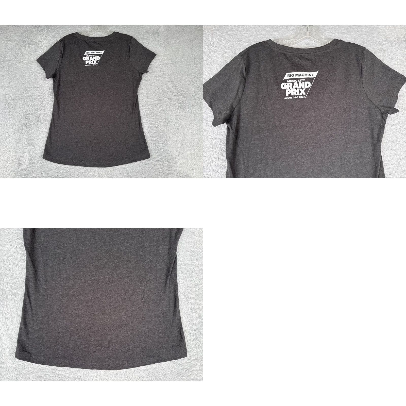 Vintage Legends Global Merchandise Indycar Shirt Womens Small Gray Indy Racing Nashville Grand Prix Music City GP Womens Small Gray Shirt Size S / US 4 / IT 40 - 9 Thumbnail