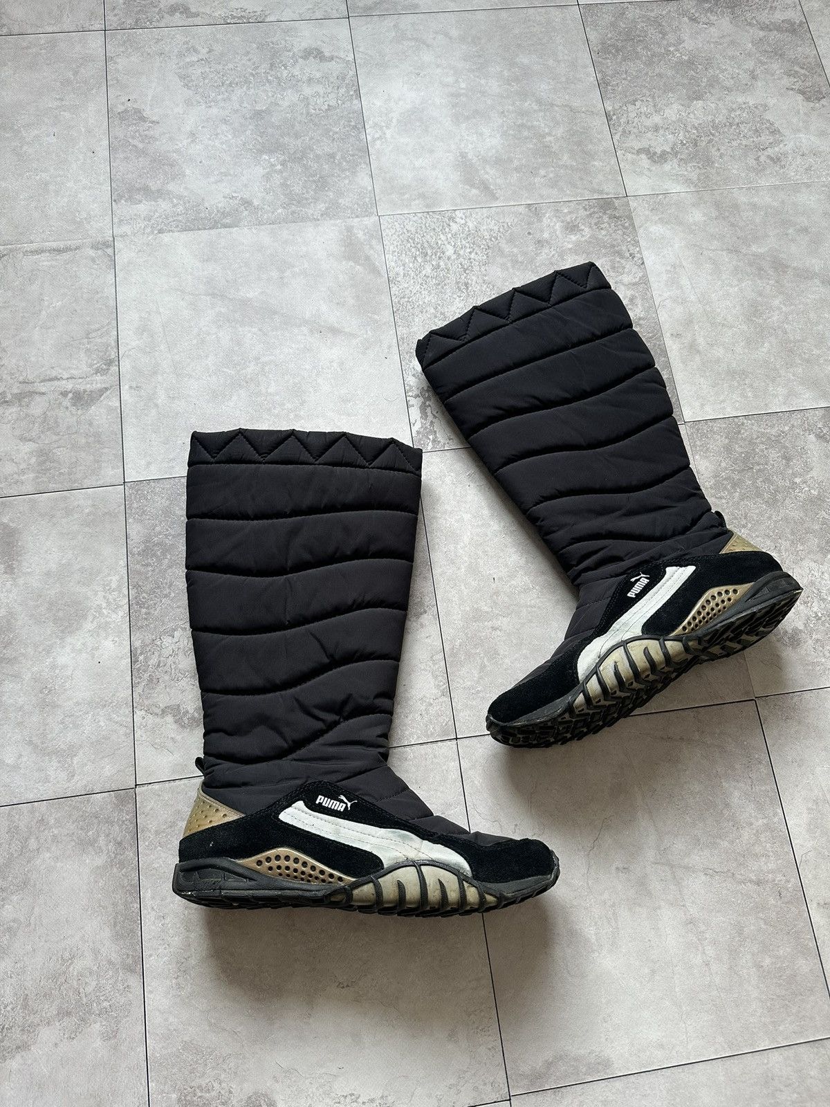 Puma OOs Puma Boxing Biker Racing Moto Winter Boots Shoes Sz 8,5 Size US 9 / IT 39 - 2 Thumbnail