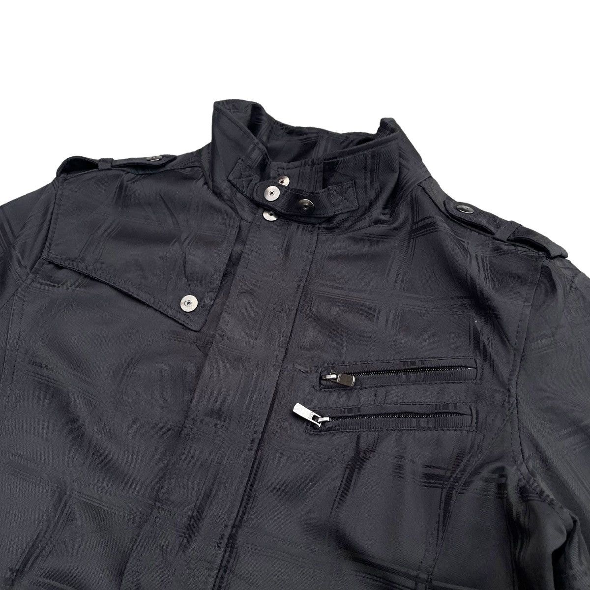 If Six Was Nine × Japanese Brand × Seditionaries 🇯🇵 DOUBLE FOCUS BUTTON UP FULL ZIP PUNK GOTHIC Size US L / EU 52-54 / 3 - 5 Thumbnail
