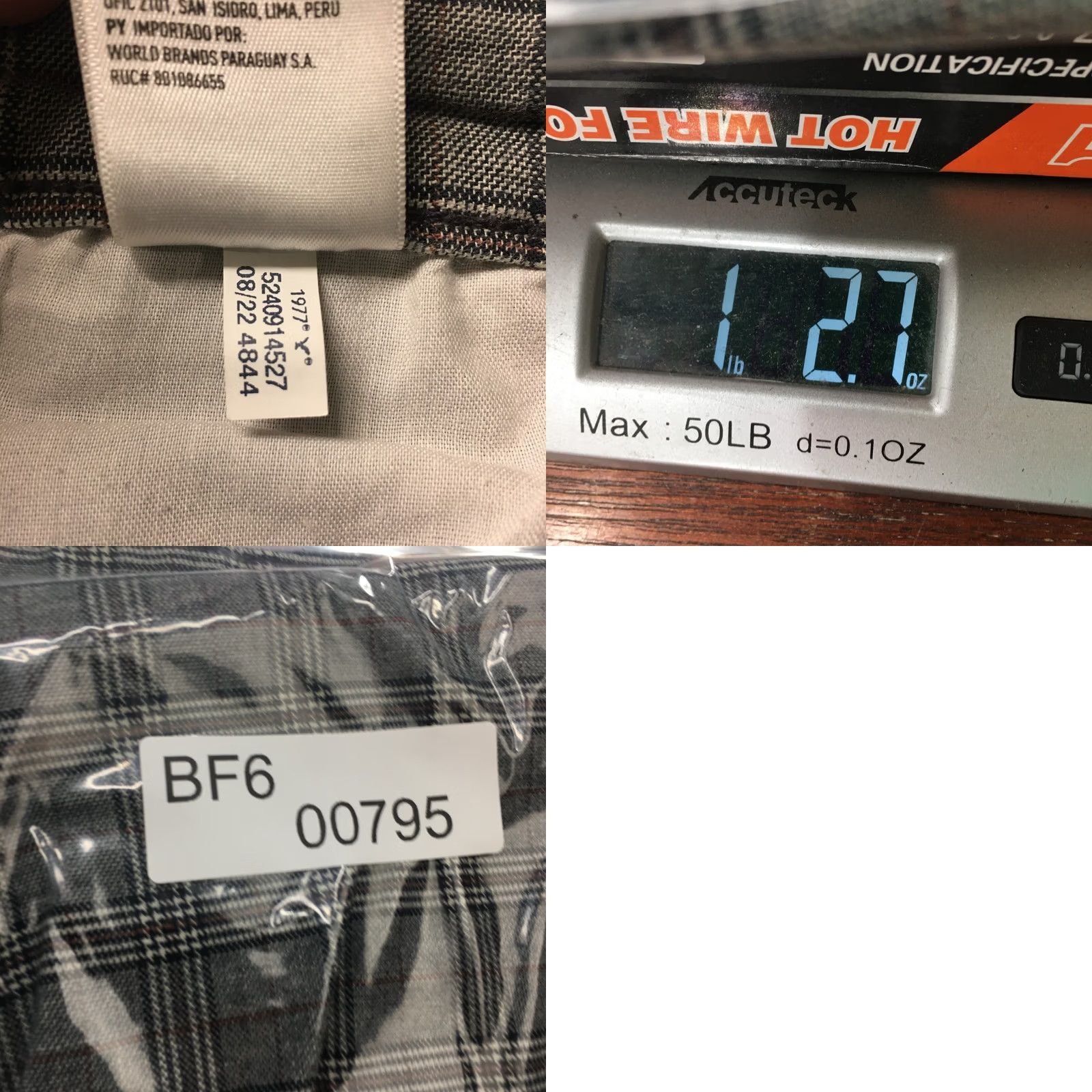 American Eagle Outfitters American Eagle Outfitters Mom Straight Pants Womens 18R Gray Plaid Cotton Blend High Rise Size 40" / US 18 - 11 Thumbnail