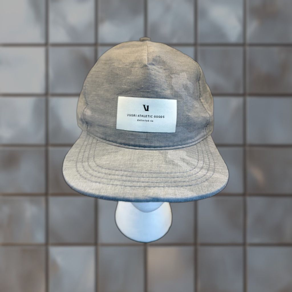 Vuori VUORI Men gray camo hat OSFM adjustable strapback baseball cap - team, dad, sports, logo, travel, casual, workwear, beach, nature, classic - Mens Size ONE SIZE - 1 Thumbnail