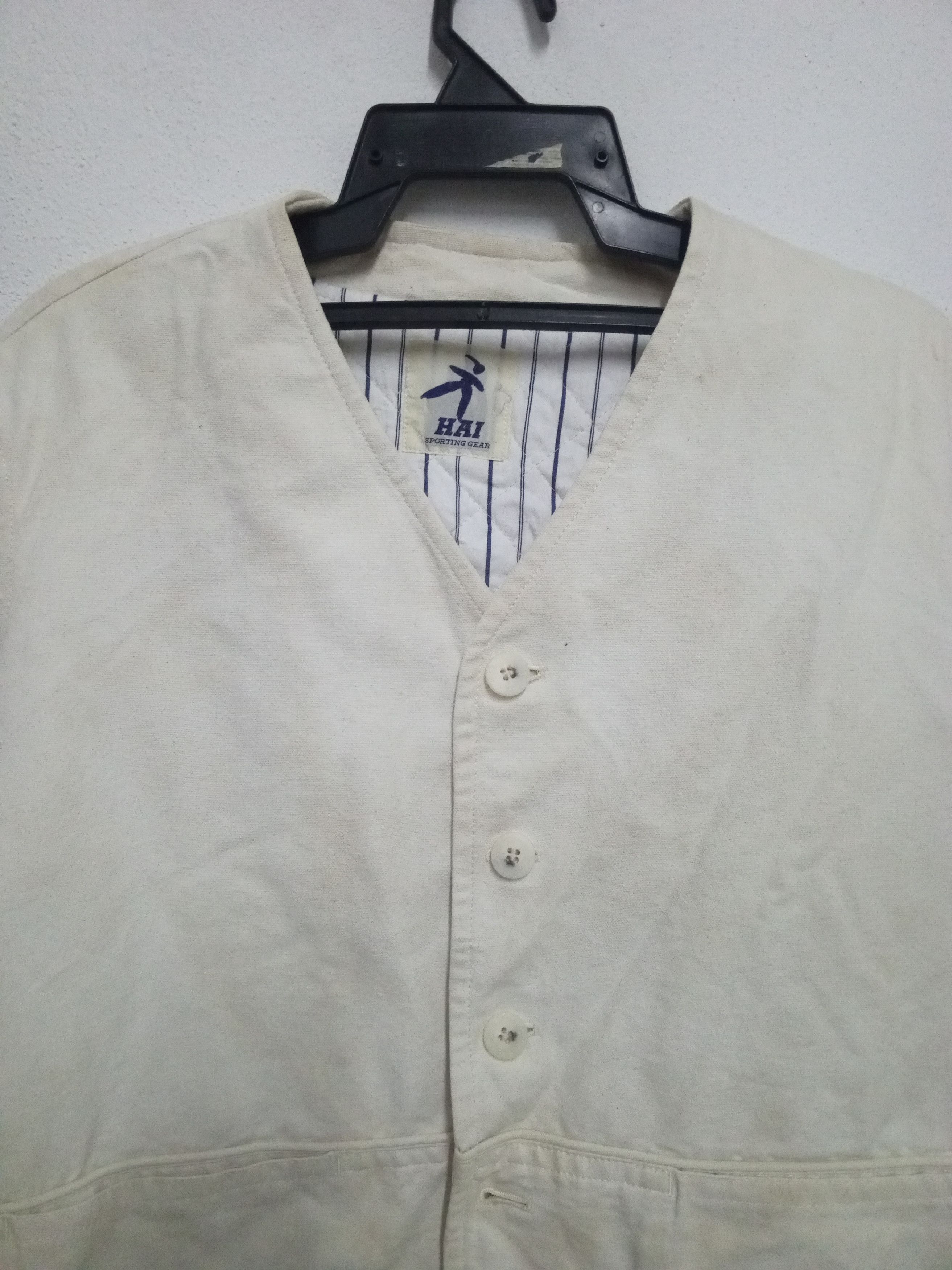 Hai Sporting Gear Vtg Hai Sporting Gear Denim white Button Up by Issey Miyake Size US XL / EU 56 / 4 - 5 Thumbnail