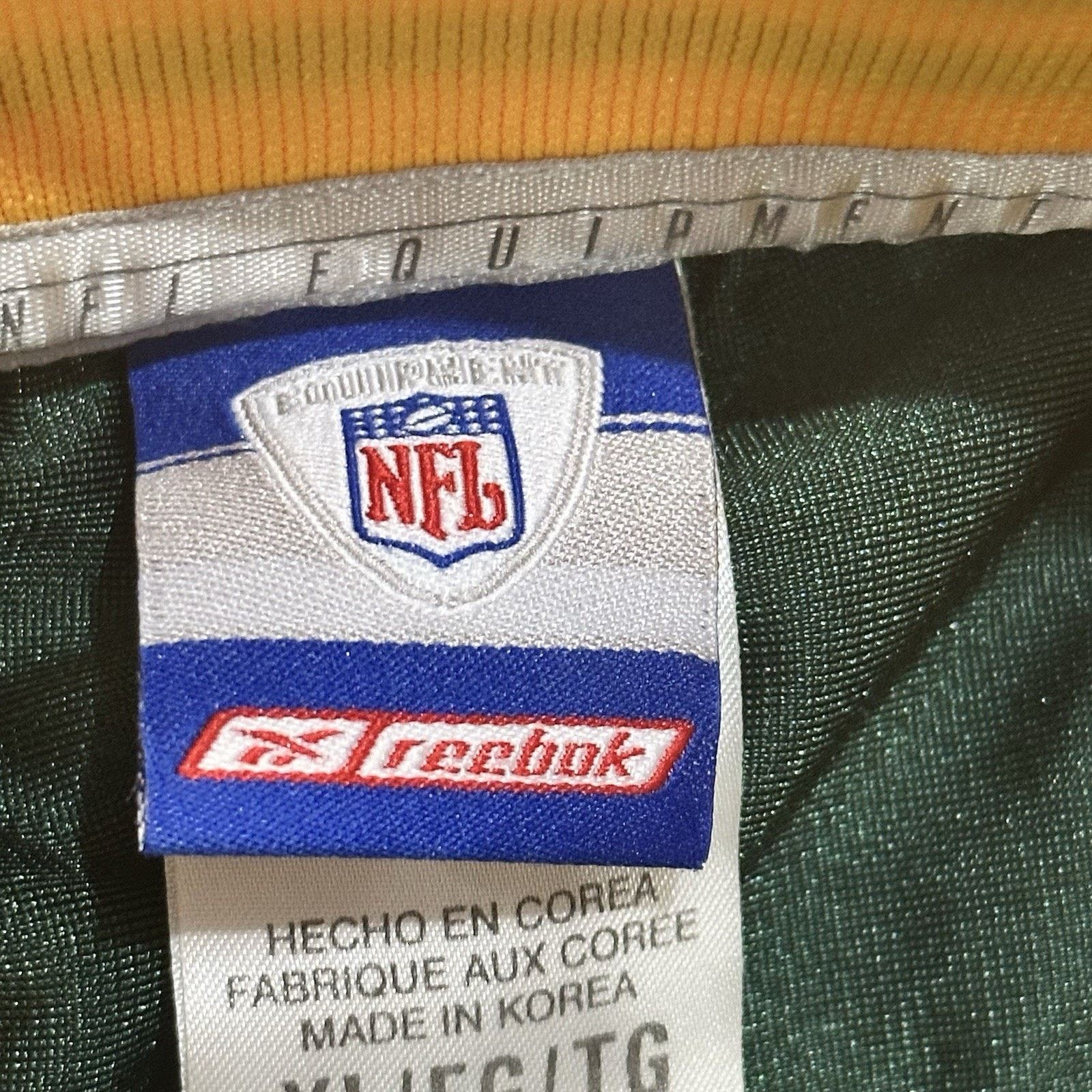 Reebok Vintage Brett Favre #4 Green Bay Packers Reebok Jersey XL Size US XL / EU 56 / 4 - 5 Thumbnail