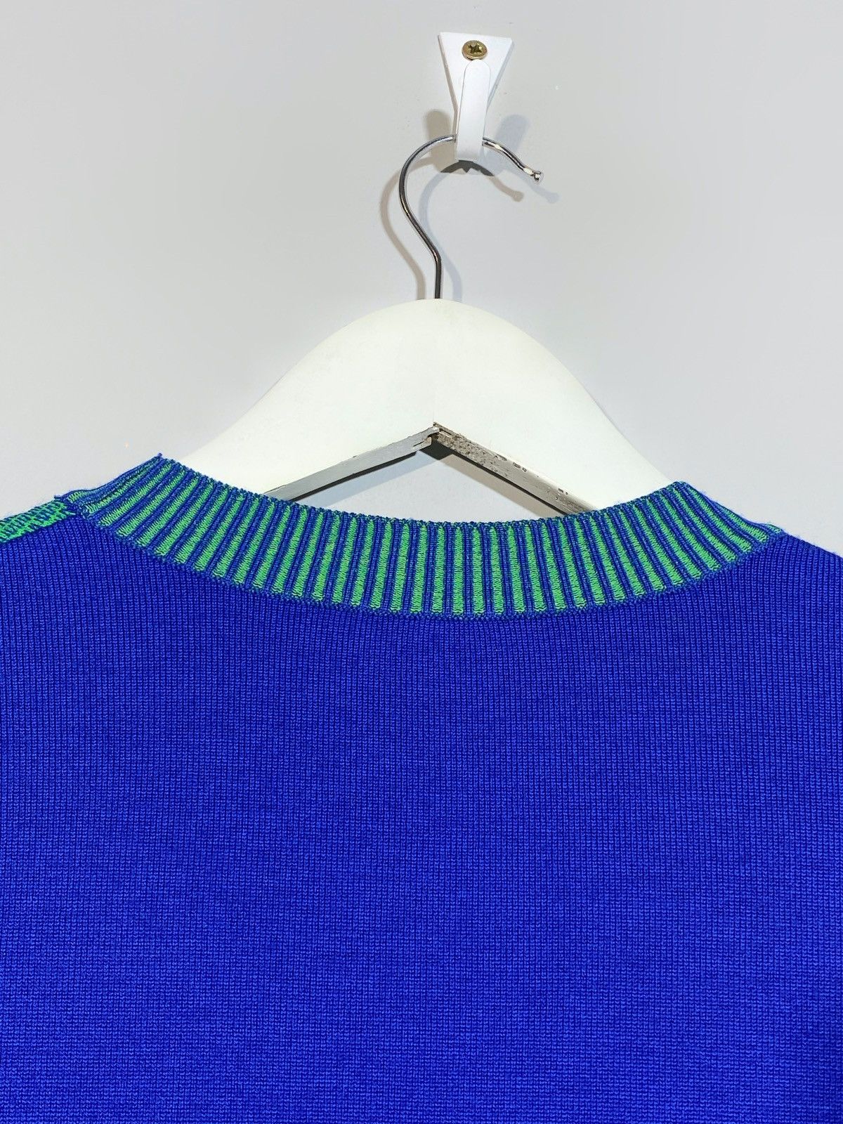 Louis Vuitton Louis Vuitton Runway Fall 2016 Mid Length Dress Blue Green Size S / US 4 / IT 40 - 17 Thumbnail
