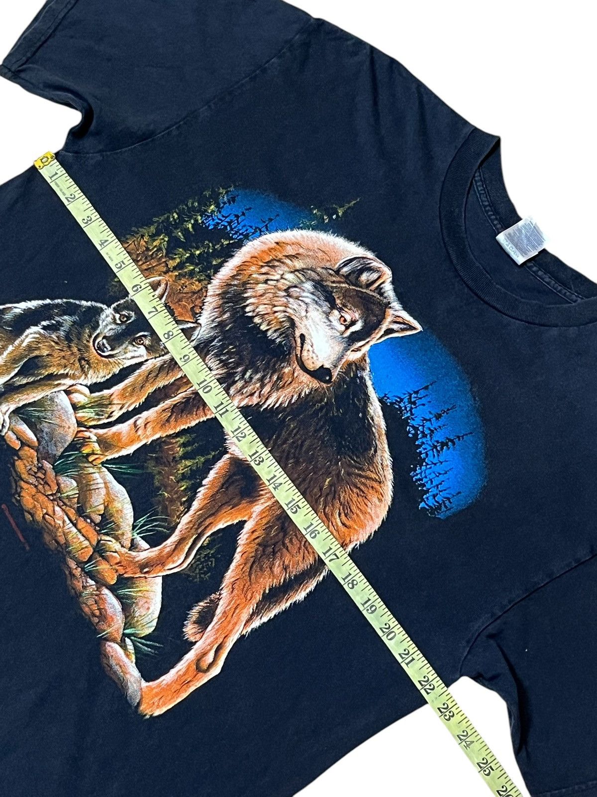 Vintage VINTAGE Y2K WOLF PACK BY THUNDER SPORTWEAR TEE SHIRT Size US XL / EU 56 / 4 - 9 Thumbnail