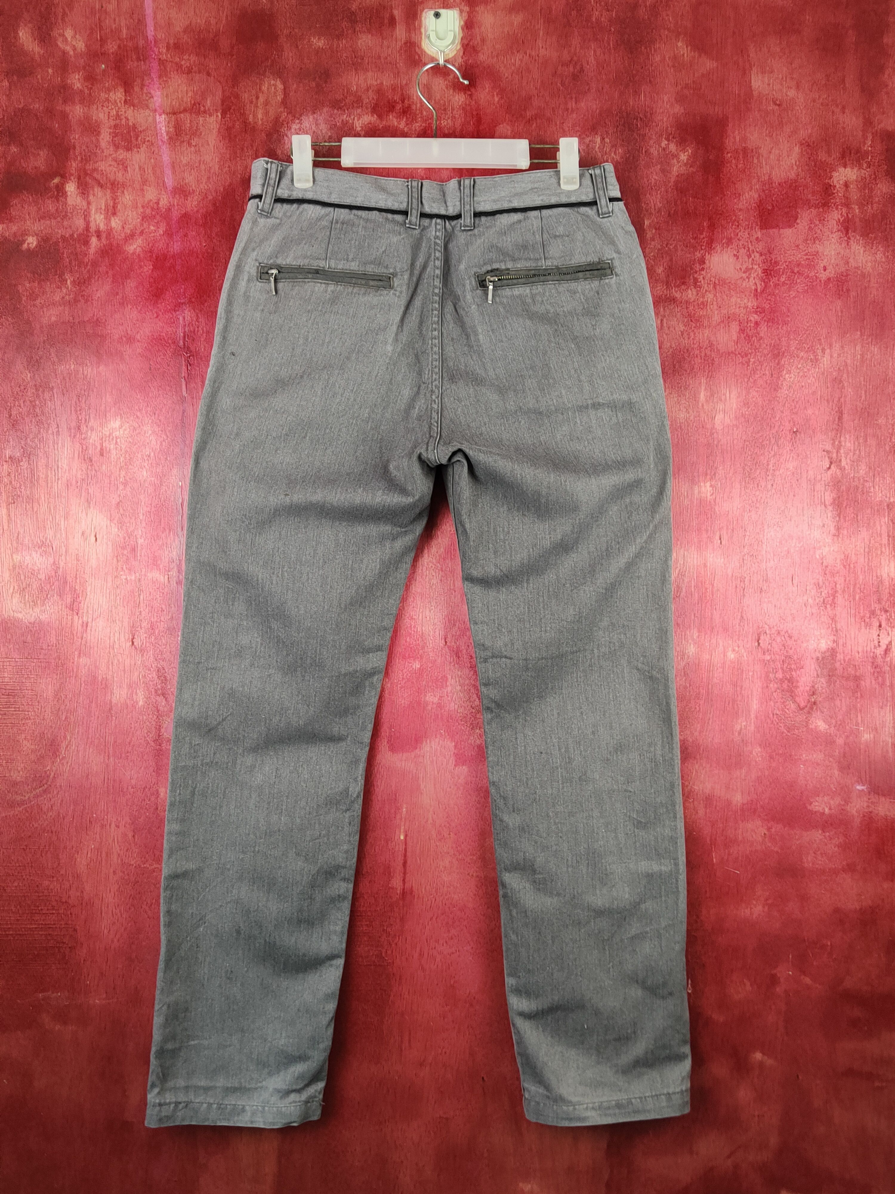 Japanese Brand × Vintage Walter & Barnes-Confirm Gray faded Casual Pants #S1462 Size 31" - 7 Thumbnail