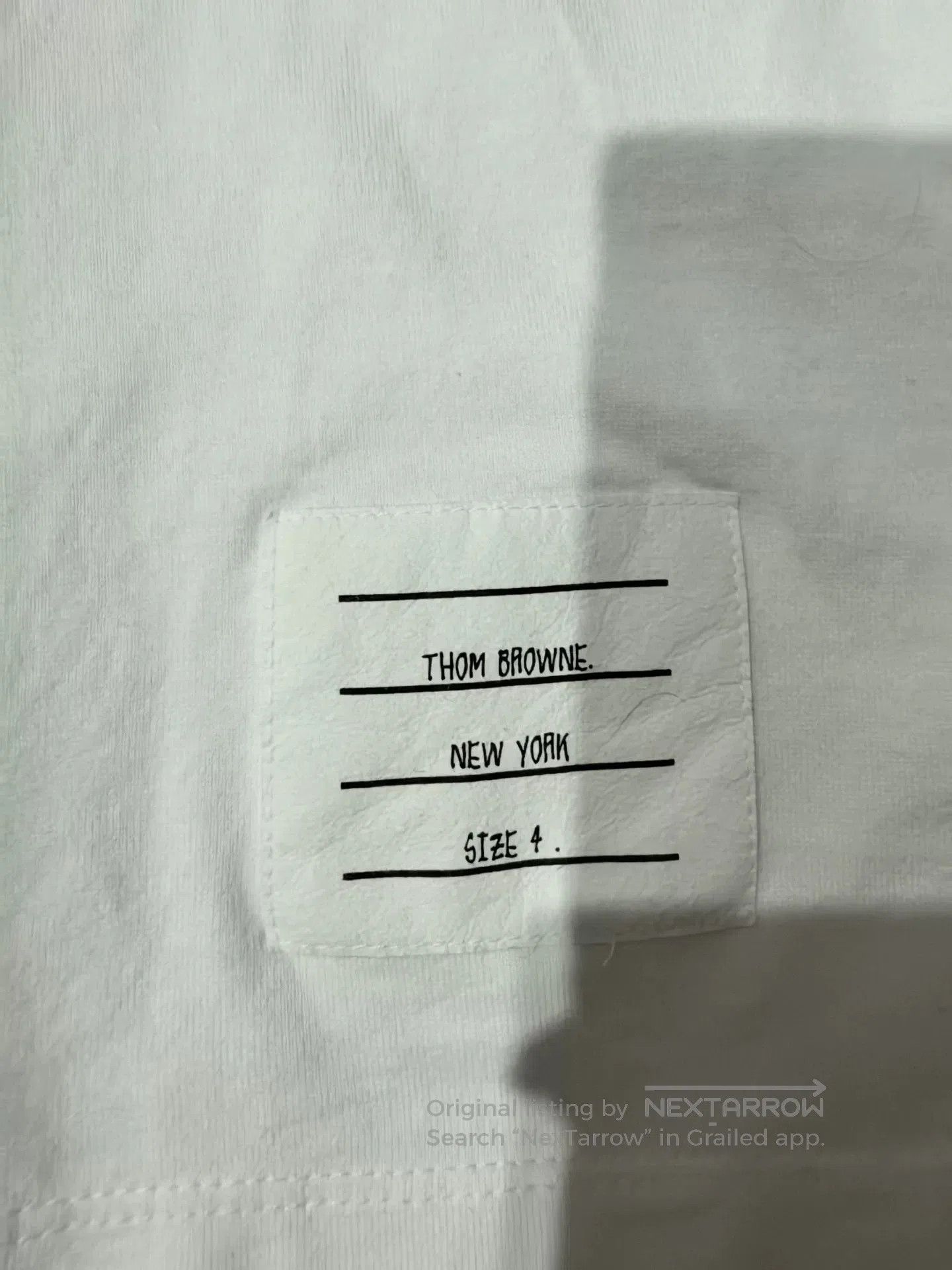 Thom Browne THOM BROWNE White Short. Size US XL / EU 56 / 4 - 2 Thumbnail
