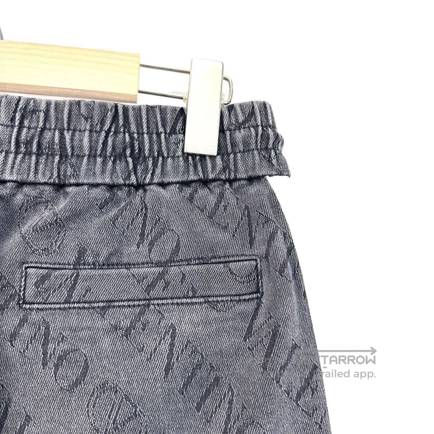 Valentino Gray Patterned Casual Pants Size 30. Size US 30 / EU 46 - 3 Thumbnail