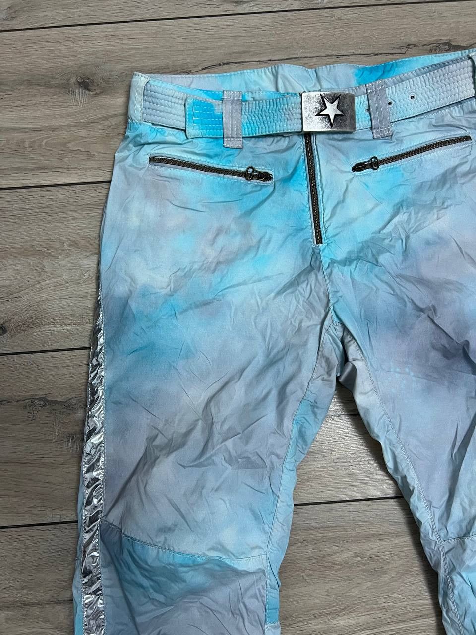 JET SET Jet Set Ski Snow Pants Metal Colour Stars Belted Size 2 / M Size 26" / US 2 / IT 38 - 8 Thumbnail