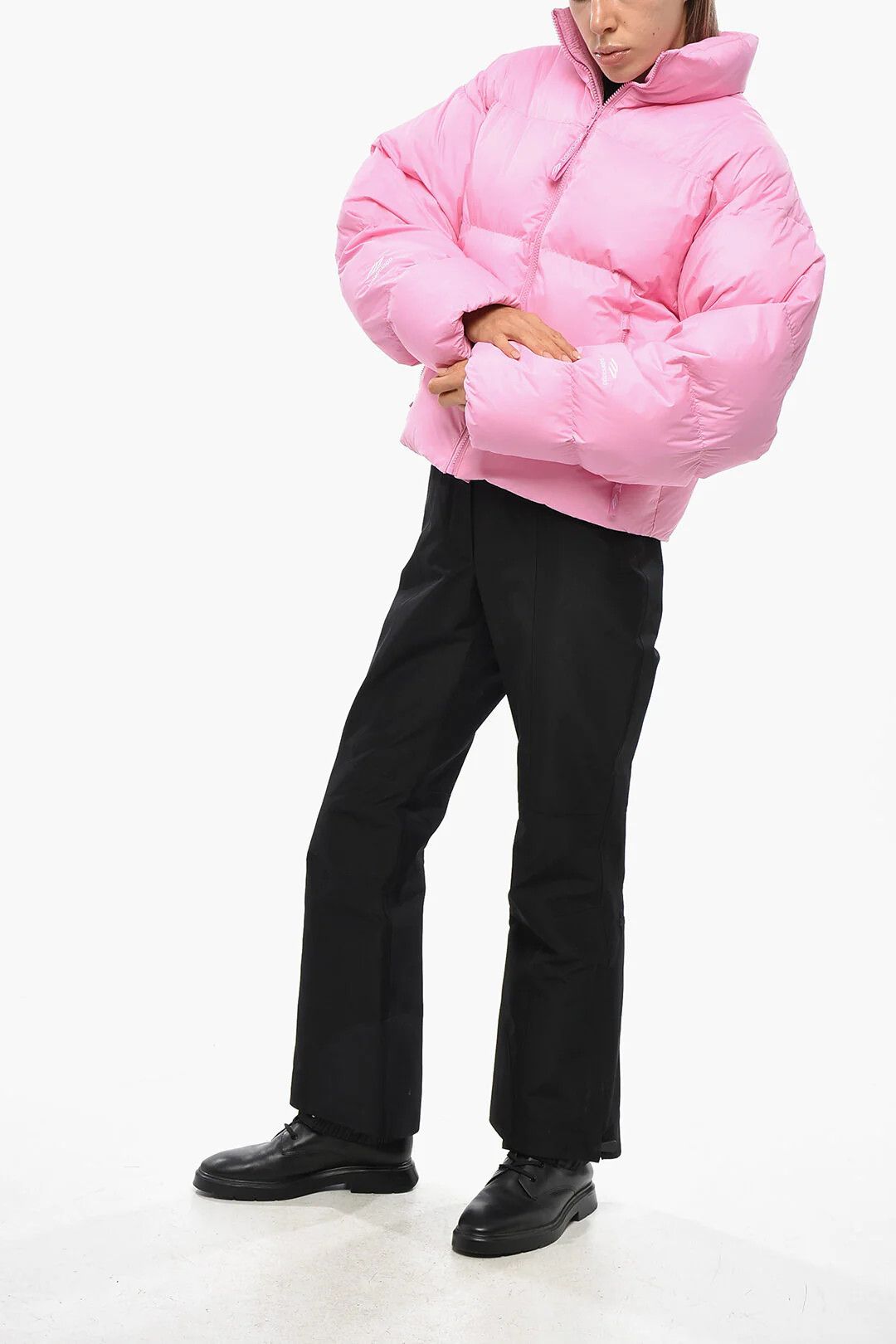 Balenciaga og1mm0326 Ski Down Jacket in Pink Size XS / US 0-2 / IT 36-38 - 4 Thumbnail