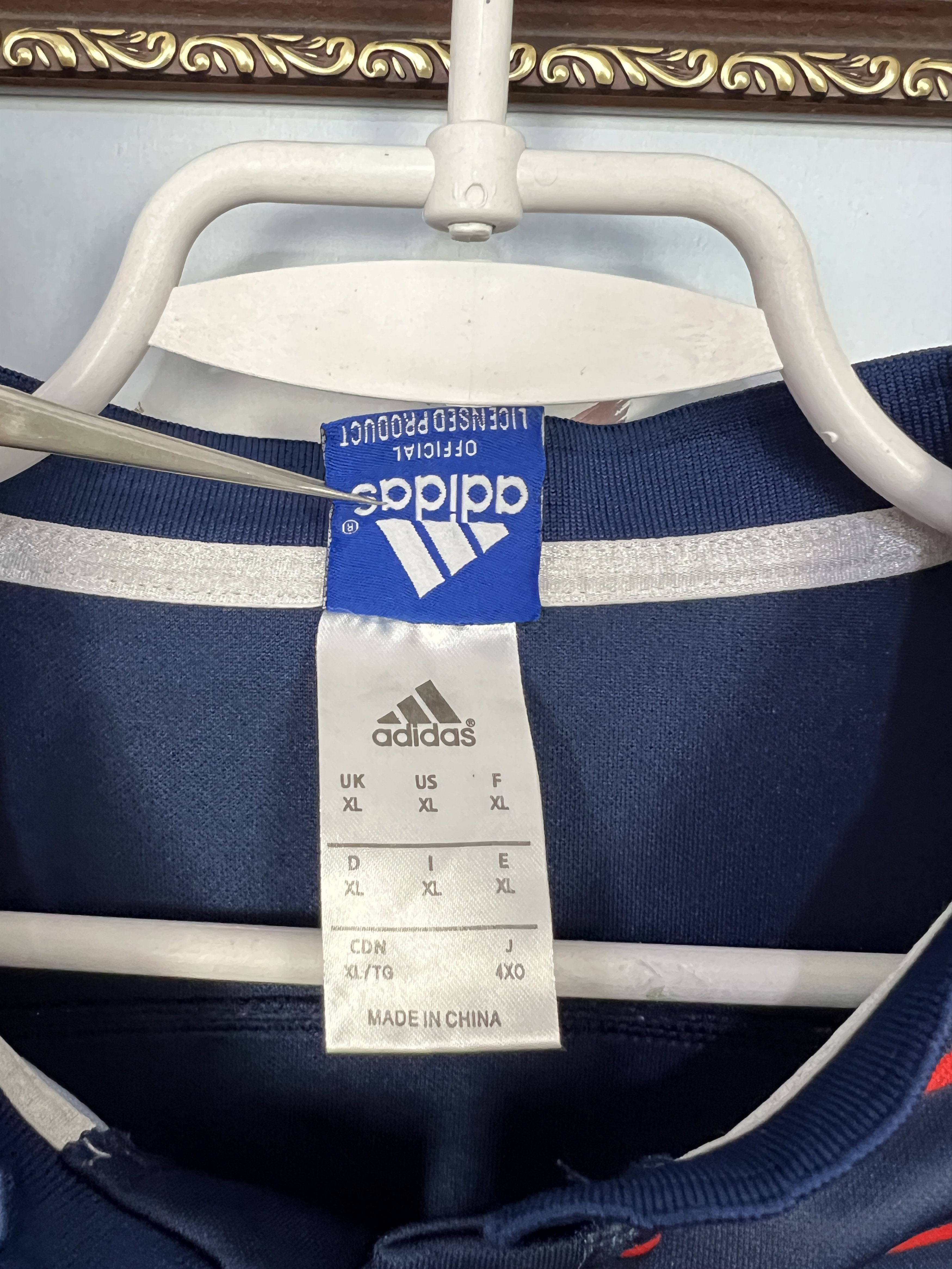 Adidas Adidas France Rugby Union Shirt Jersey Blue Mens National Size US XL / EU 56 / 4 - 5 Thumbnail