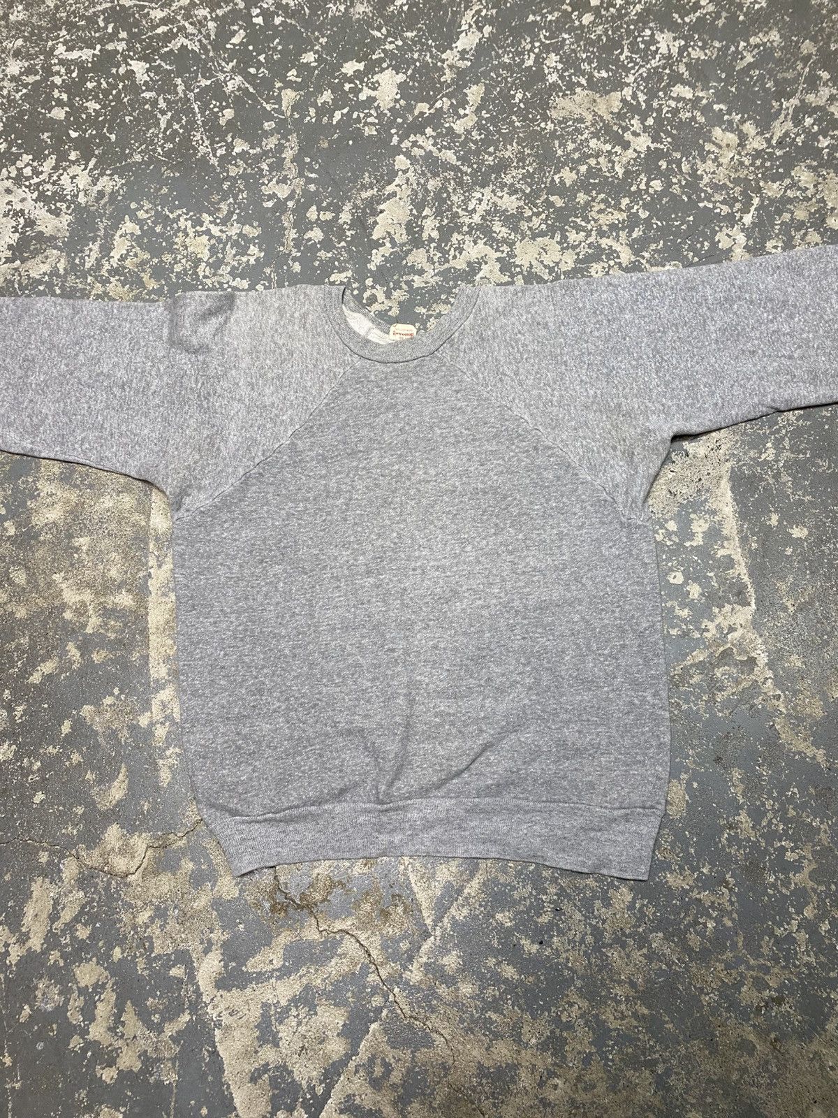 Vintage True Vintage Healthknit Blank Grey 60s Crewneck Sweatshirt Size US M / EU 48-50 / 2 - 3 Thumbnail