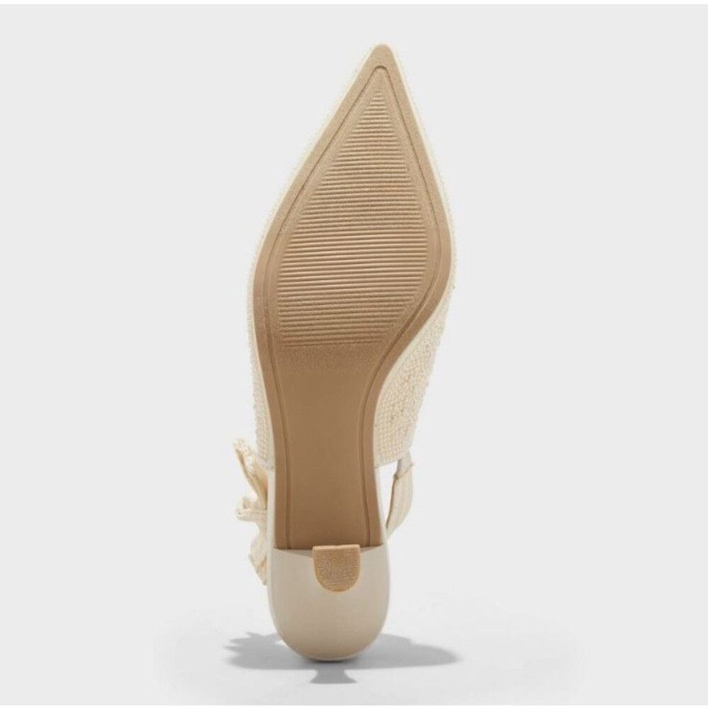 Other A New Day Milan Pearl Slingback Heels - Size 9 Size US 9 / IT 39 - 4 Thumbnail