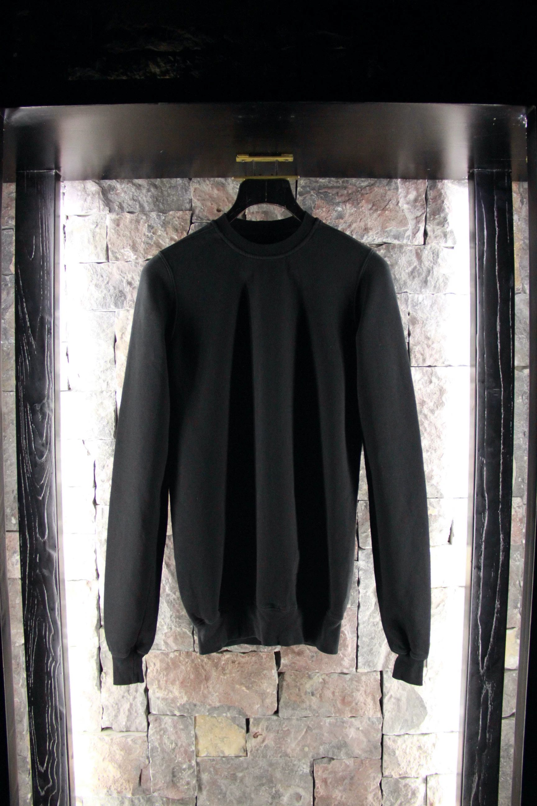 Rick Owens Rick Owens Black Hoodie Men xs Size US XS / EU 42 / 0 - 1 Thumbnail