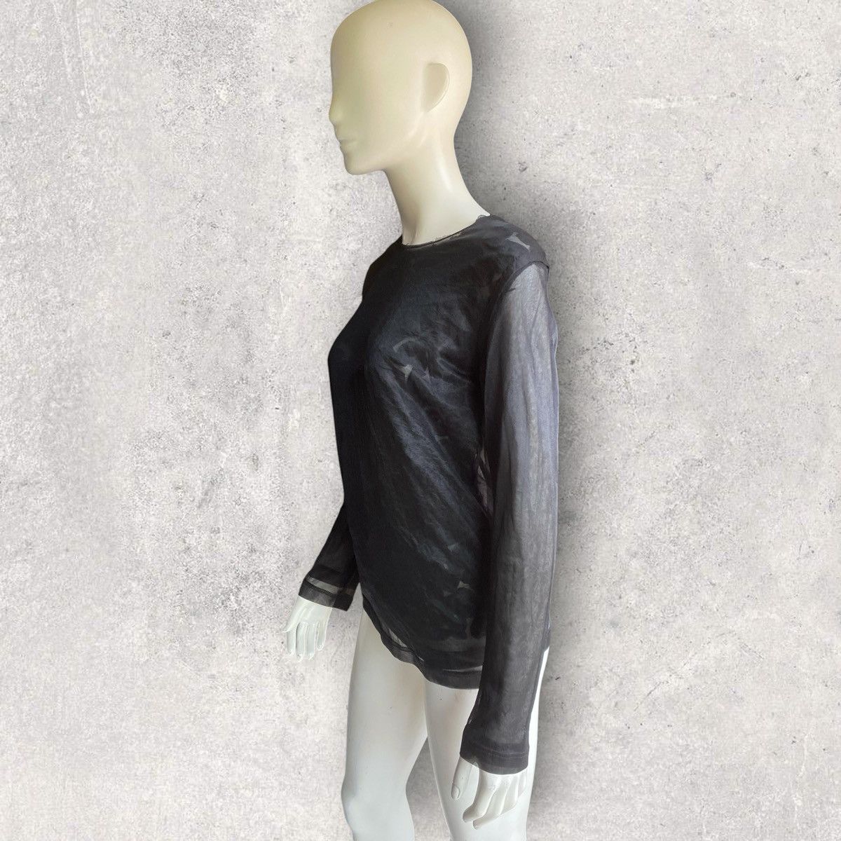 Comme des Garcons Comme Des Garcons AW09 Sheer Floral Appliqué Layer L/S Size S / US 4 / IT 40 - 5 Thumbnail