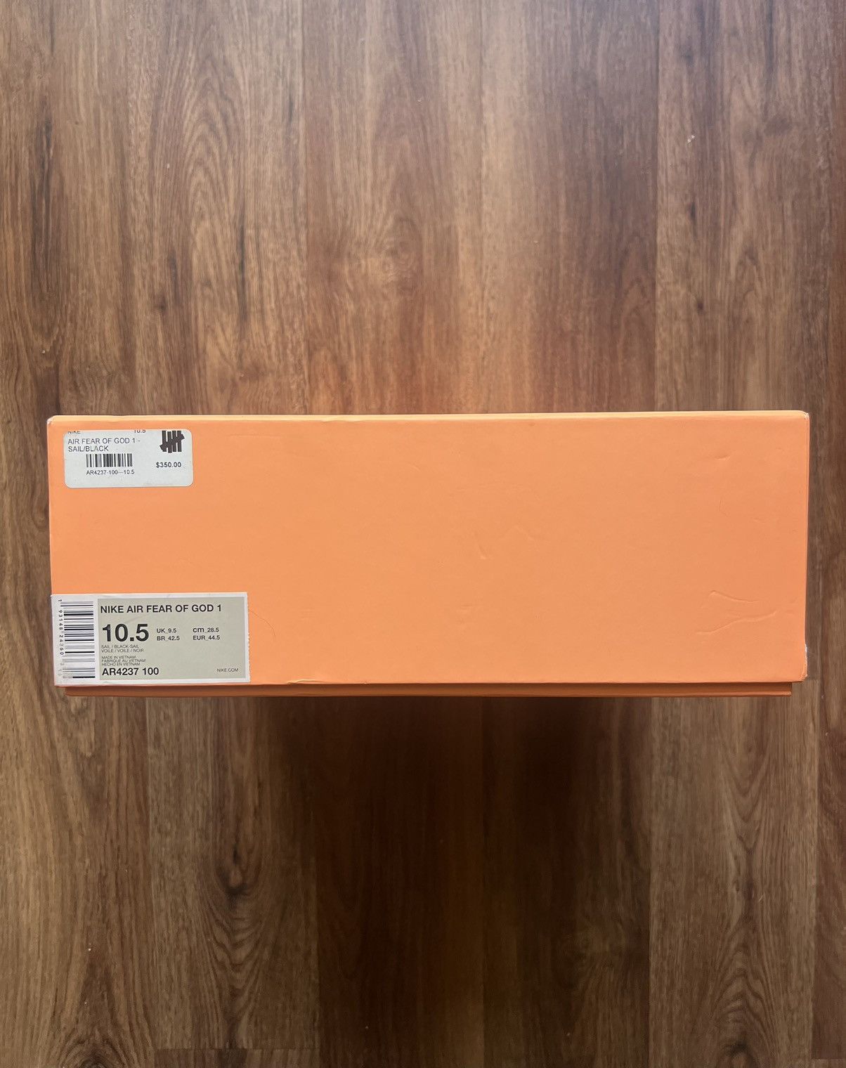 Fear of God × Nike Men’s Nike Air Fear of God 1 in Sail (White) Size US 10.5 / EU 43-44 - 8 Thumbnail