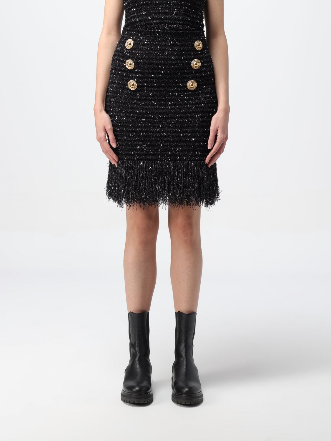 image of Balmain Skirt Woman Black, Women's (Size 24)