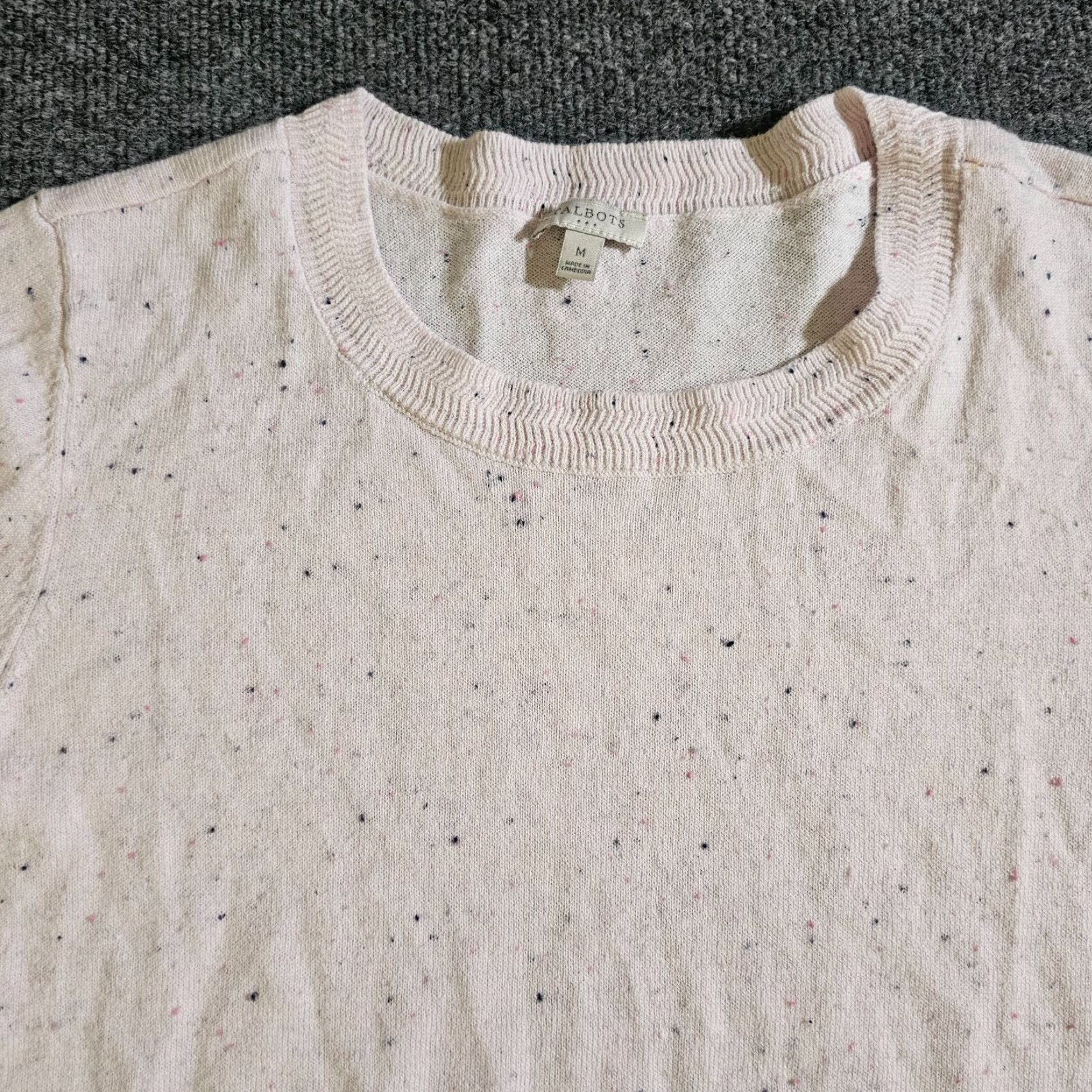 Talbots Talbots Sweater Womens Medium Pink Long Sleeve Round Neck Classic Casual Career Shirt Size M / US 6-8 / IT 42-44 - 2 Thumbnail