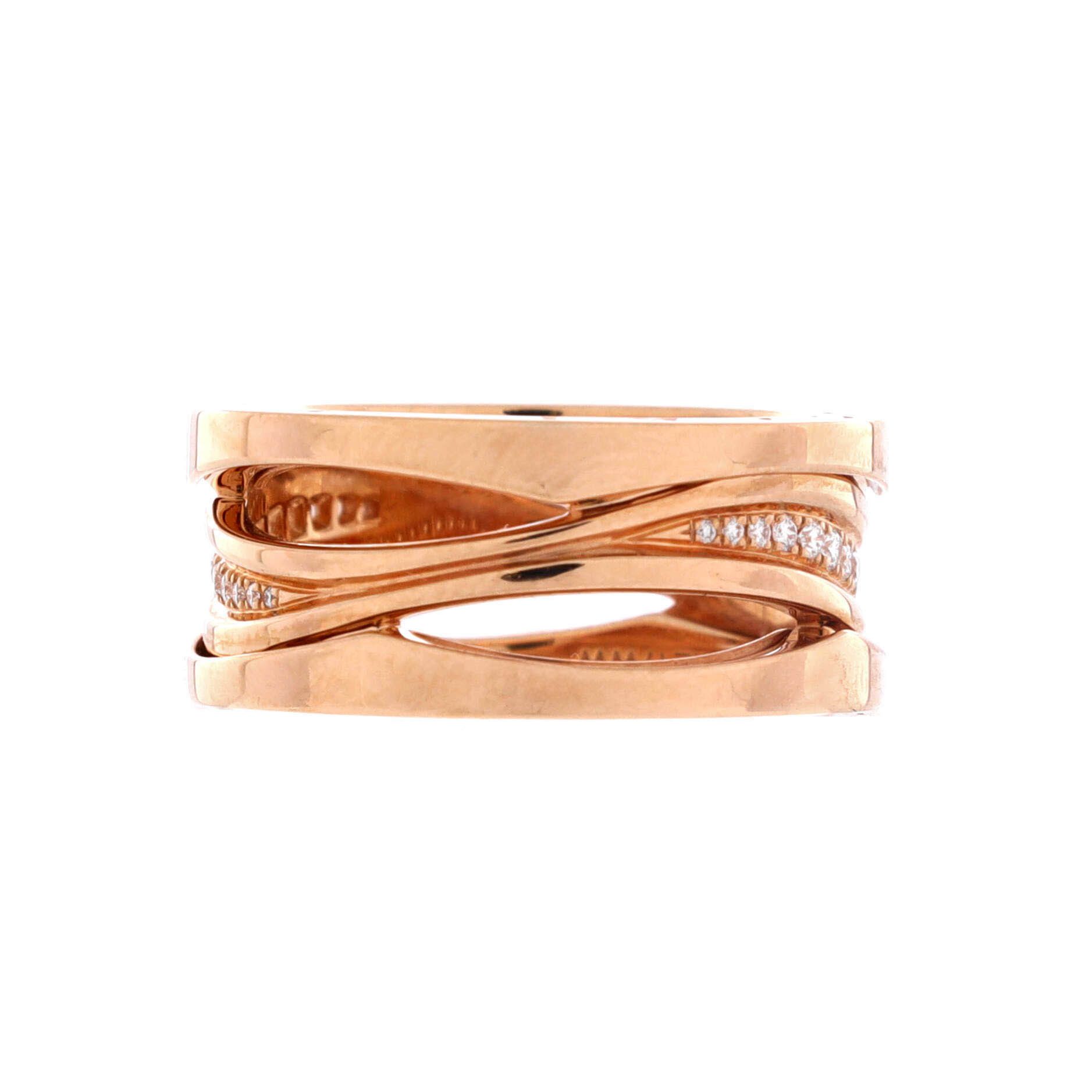 Bvlgari B.Zero1 Design Legend Zaha Hadid Three Band Ring Size ONE SIZE - 1 Thumbnail