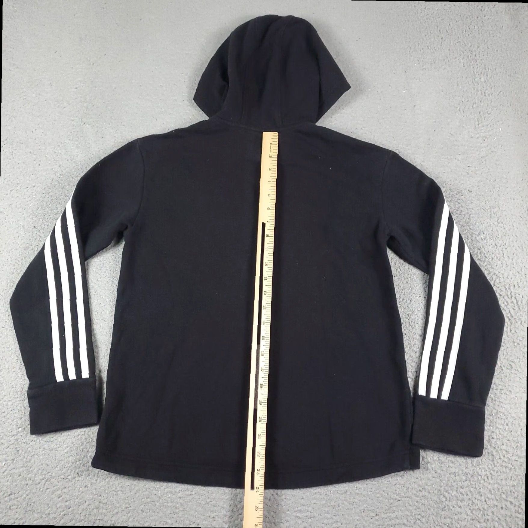 Adidas Adidas Hoodie Womens Medium Black Pullover Sweatshirt Size M / US 6-8 / IT 42-44 - 5 Thumbnail