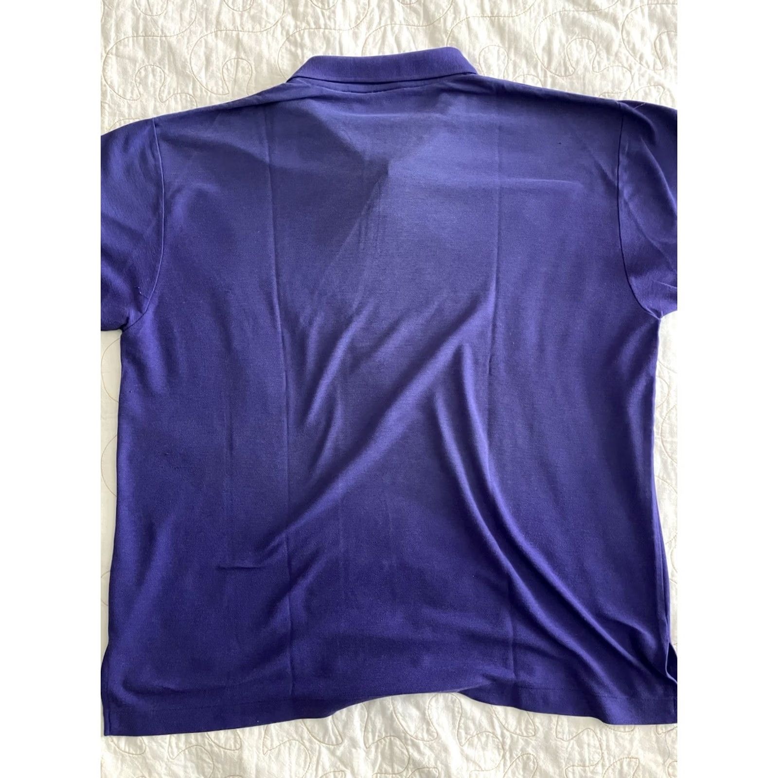 Levi's VINTAGE Levi’s Shirt Polo Men XL Purple 80s Golf Preppy Retro Shirt Mens X-Large Long Taken Sizing? Size US XL / EU 56 / 4 - 4 Thumbnail
