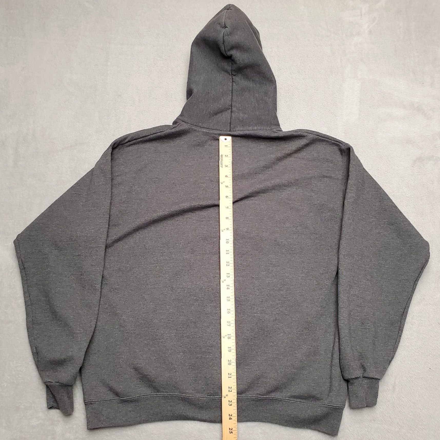 Hanes Hanes Minnesota Hoodie Women L Charcoal Map Lakes Tourist Northern Bemidji Outdoor Pullover Sweatshirt Solid Gray Size L / US 10 / IT 46 - 5 Thumbnail