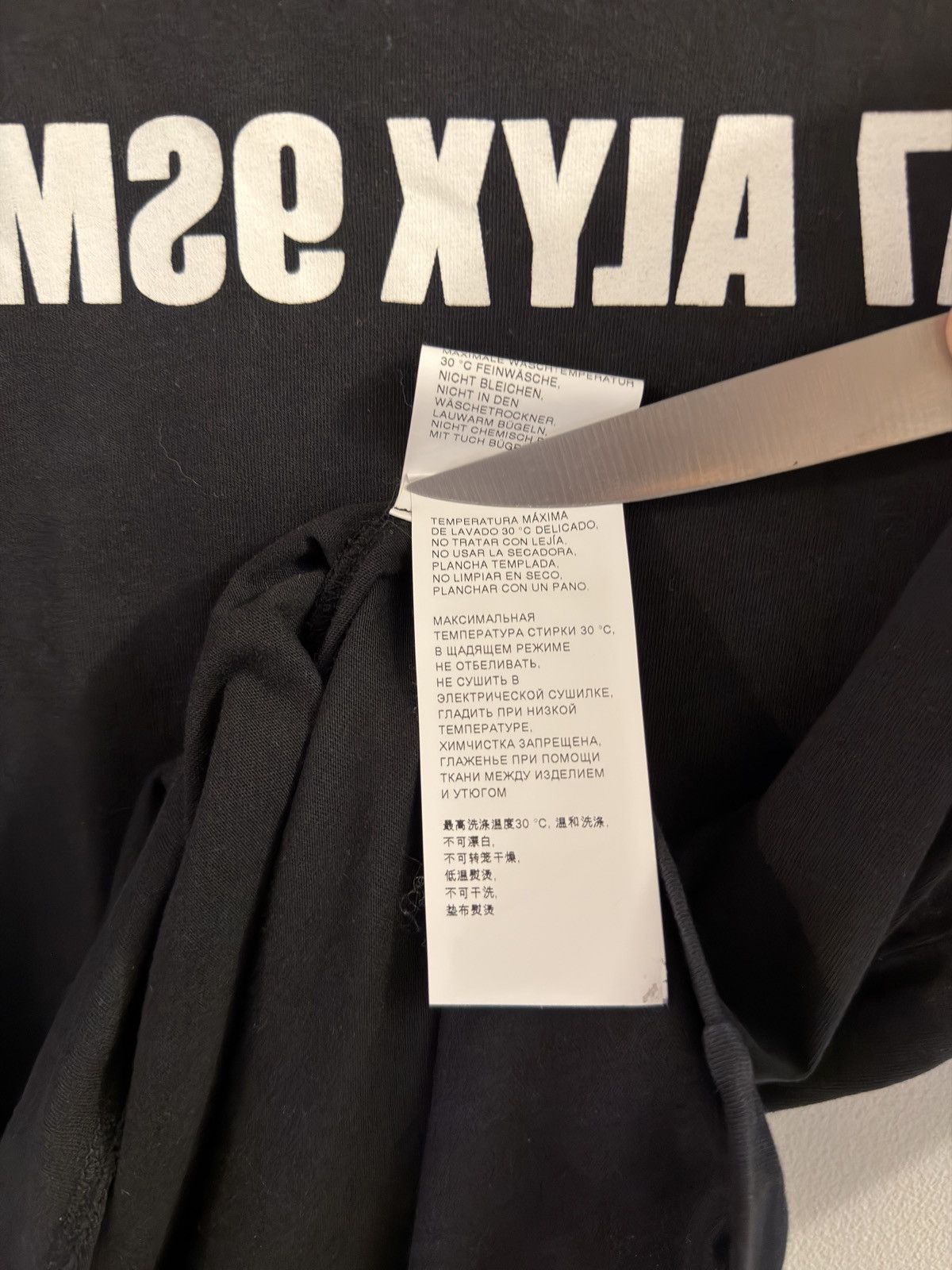 1017 ALYX 9SM 1017 Alyx 9SM Mirrored Logo T-Shirt Size US L / EU 52-54 / 3 - 7 Thumbnail