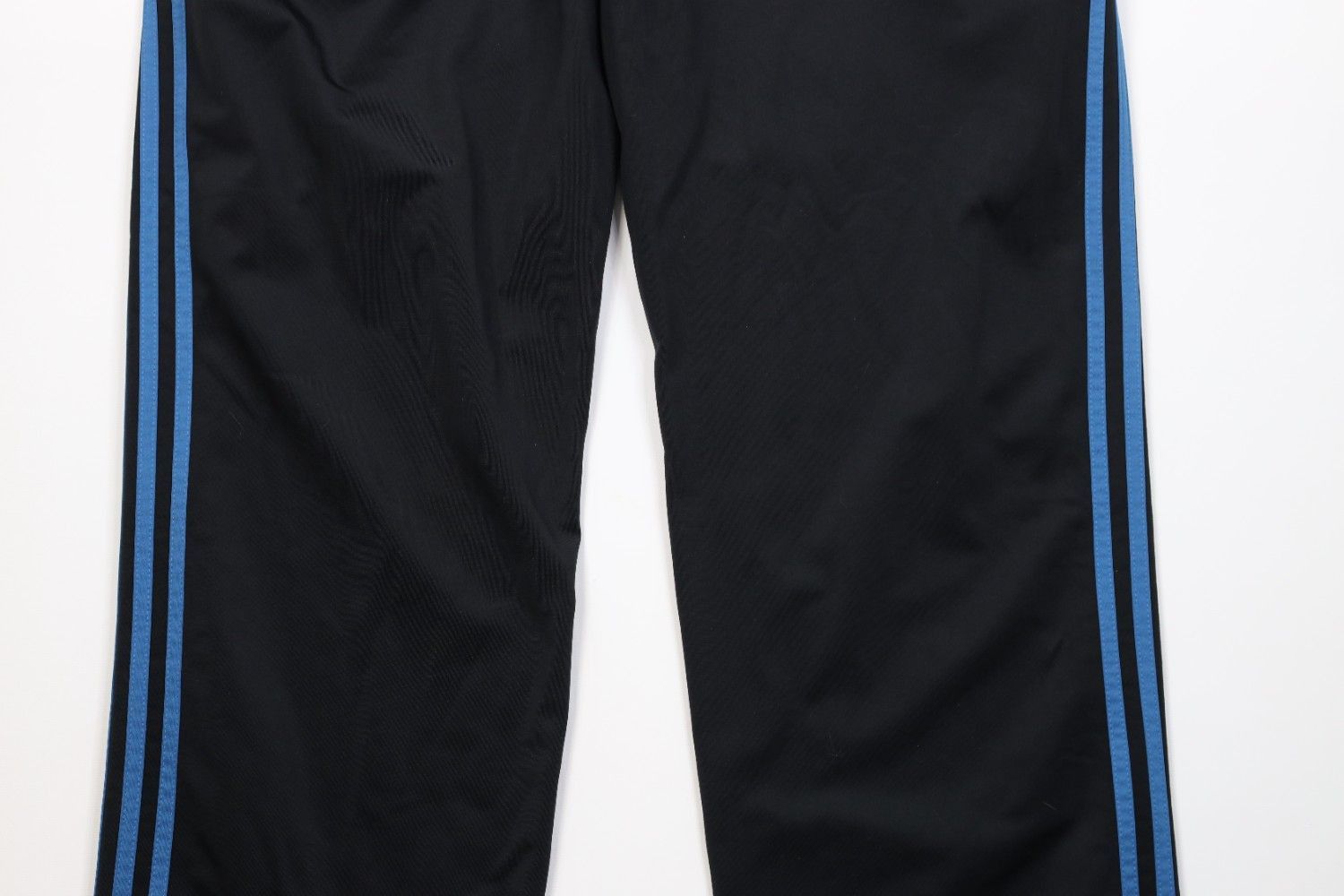 Adidas Vintage Y2K Adidas Striped Wide Leg Sweatpants Pants Black Size US 36 / EU 52 - 10 Thumbnail