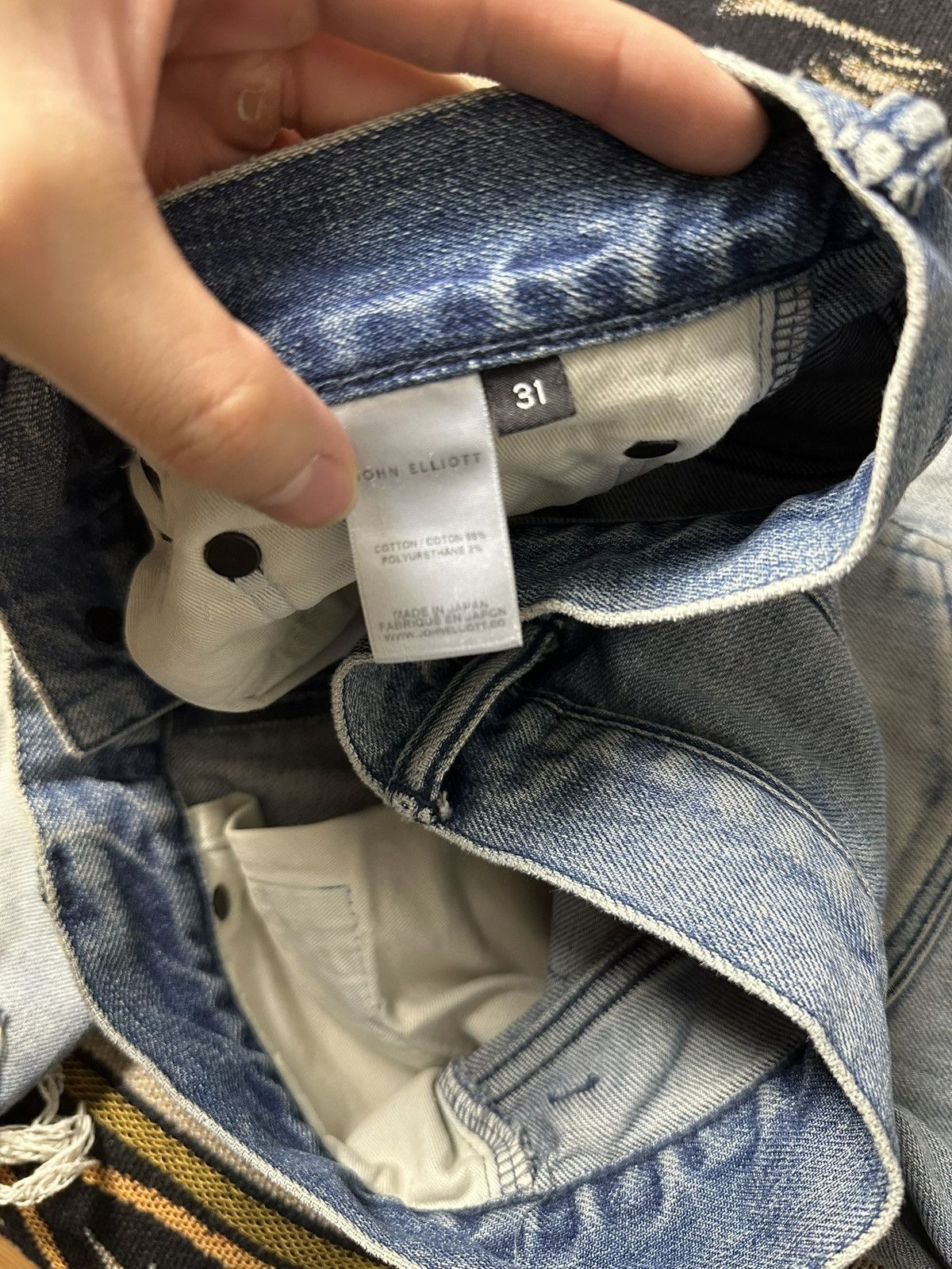 John Elliott John Elliott Cast 2 distressed denim Size US 31 - 4 Thumbnail