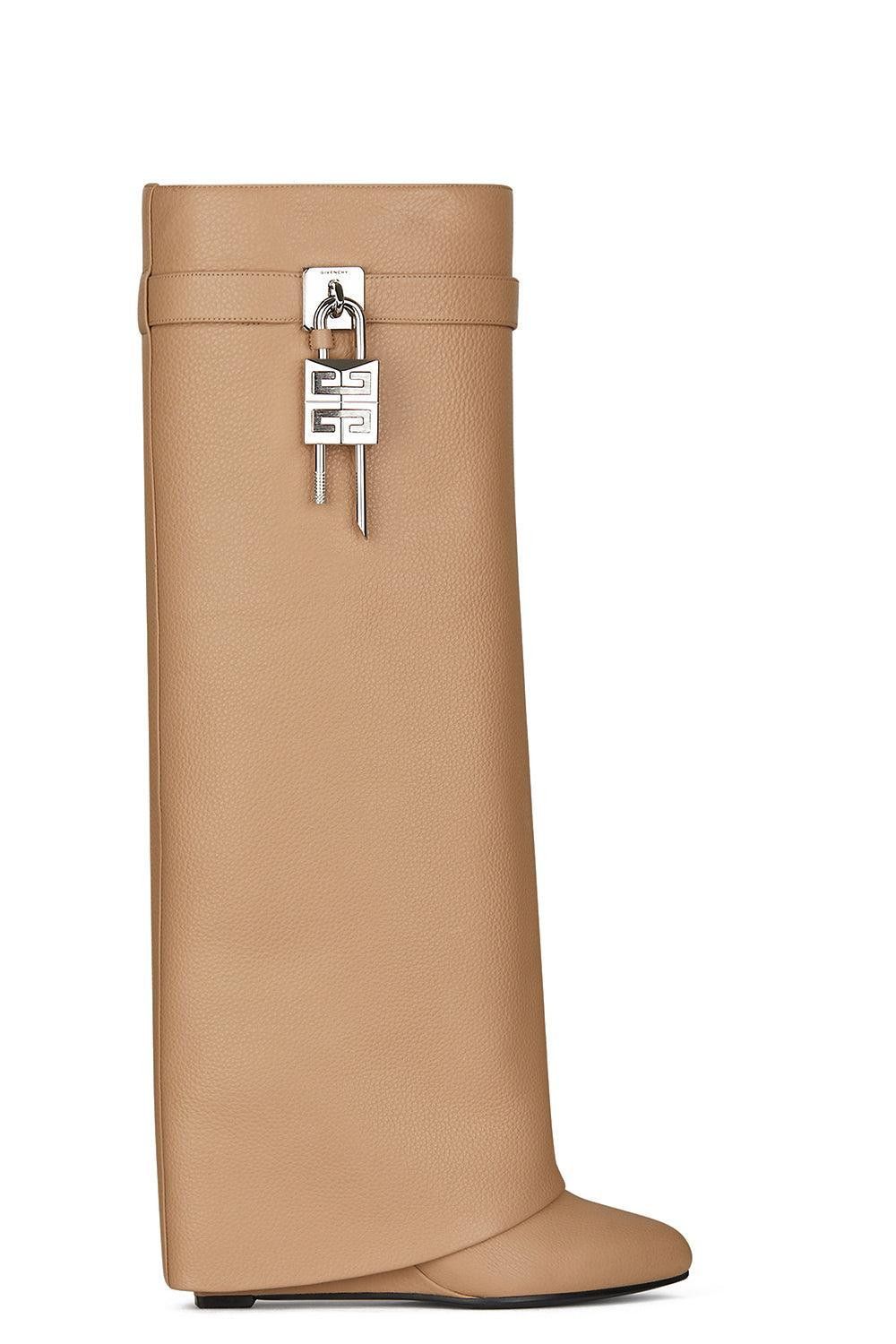 Givenchy o1srvl11e0126 Shark Locks Boots in Beige Size US 6 / IT 36 - 1 Thumbnail