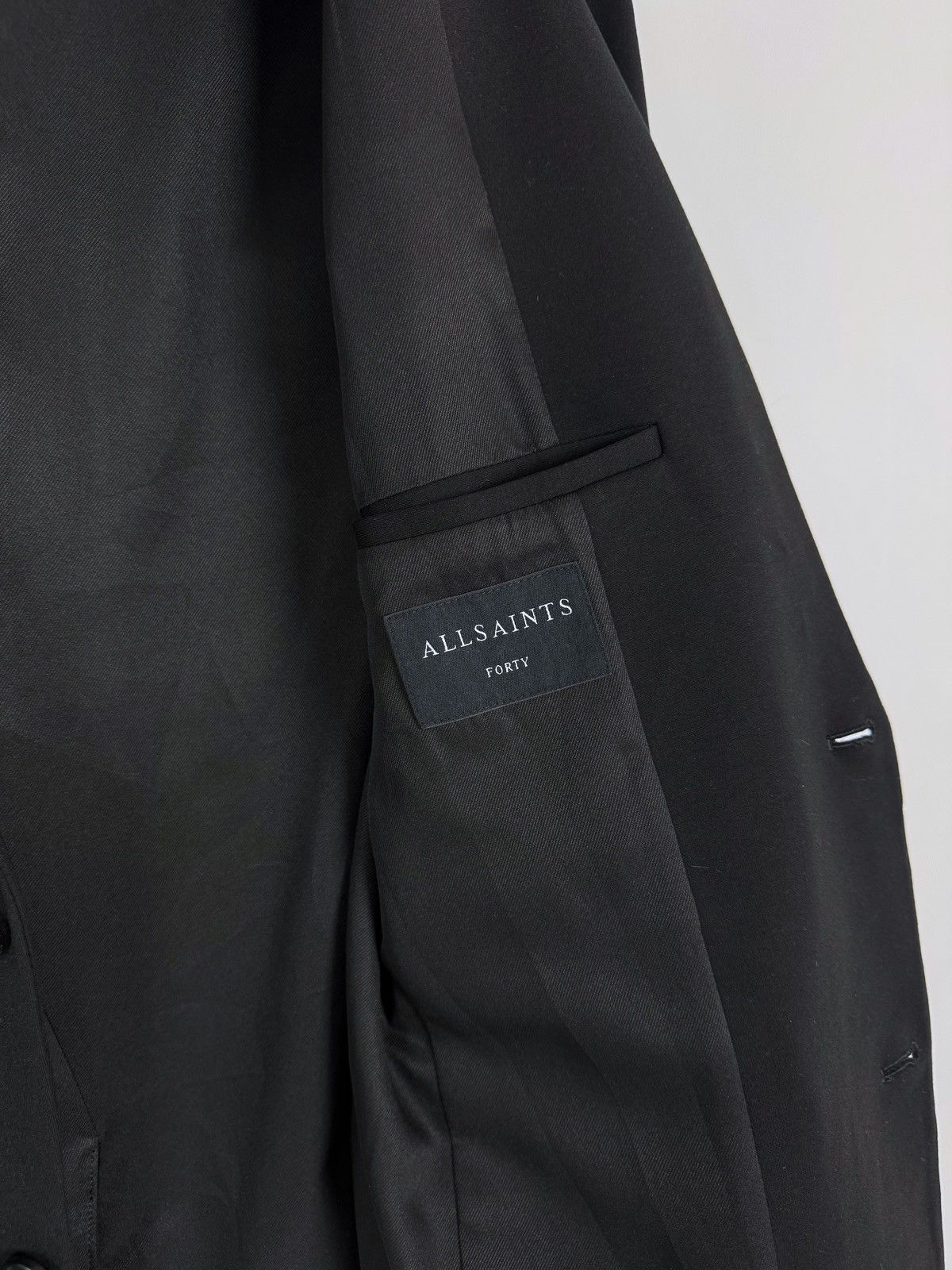 Allsaints AllSaints Helm Black Blazer Size 40R - 12 Thumbnail