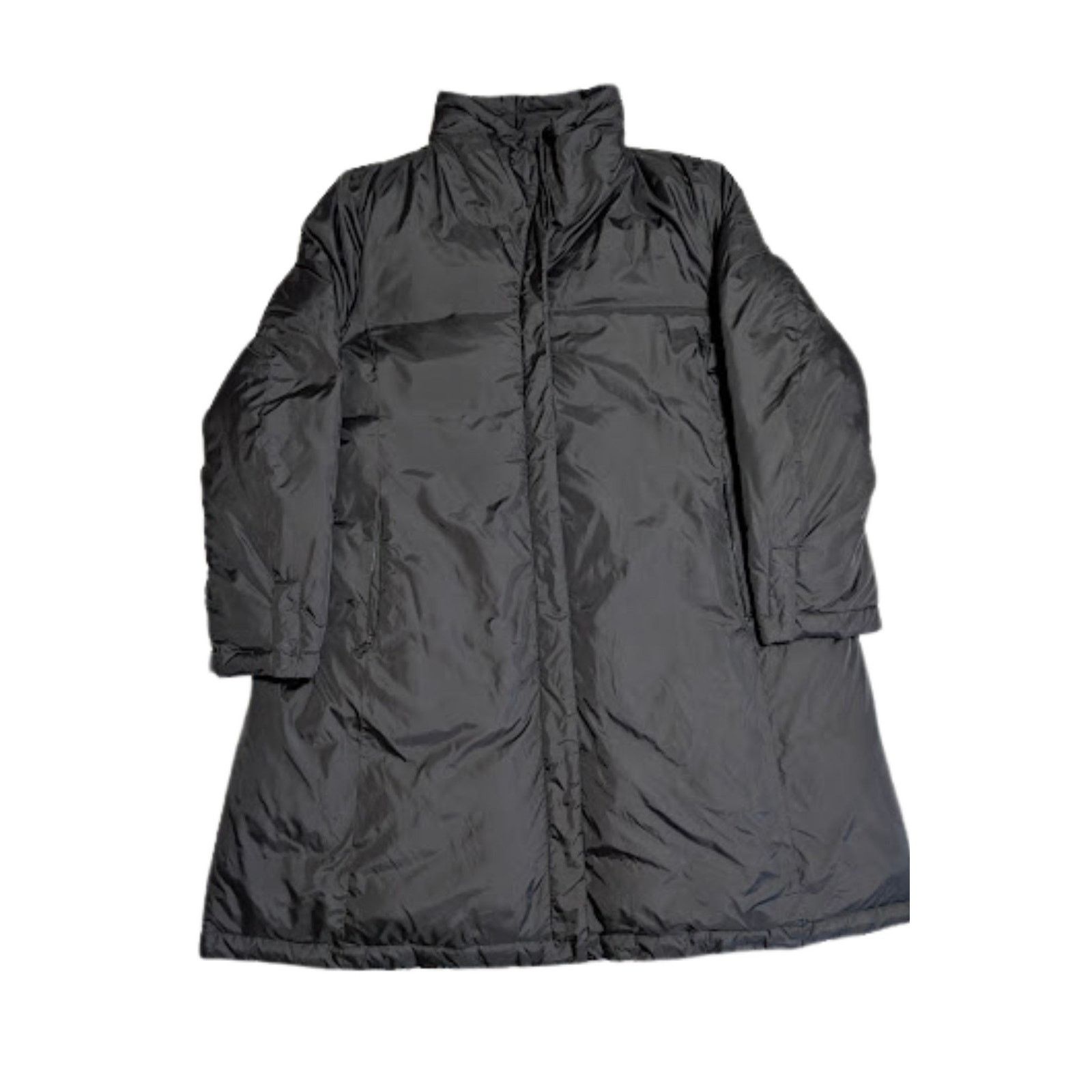 Eileen Fisher Eileen Fisher Black Quilted Long Puffer Coat Womens Size L Size L / US 10 / IT 46 - 5 Thumbnail