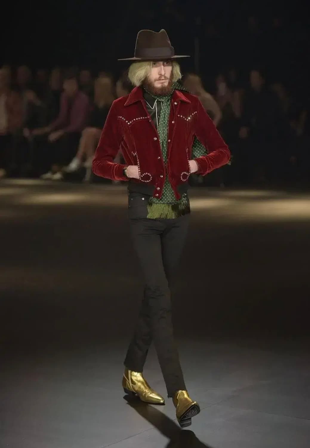 Saint Laurent Paris SAINT LAURENT PARIS BY HEDI SLIMANE 16AW/FW VELVET JACKET Size US S / EU 44-46 / 1 - 3 Thumbnail