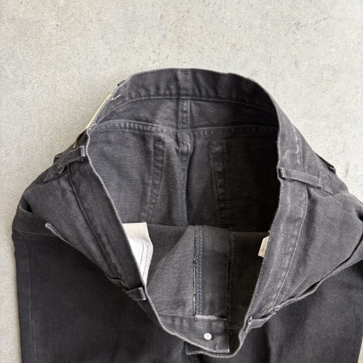 Lee × Levi's × Vintage Vintage 80's Lee Jeans Wrangler Boot Cut Style 38x34 Black Size US 38 / EU 54 - 11 Thumbnail