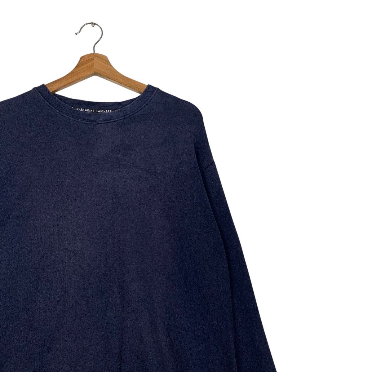 Katharine Hamnett London KATHARINE HAMNETT Plain Crewneck Sweatshirt #2221-C98 Size US XL / EU 56 / 4 - 5 Thumbnail
